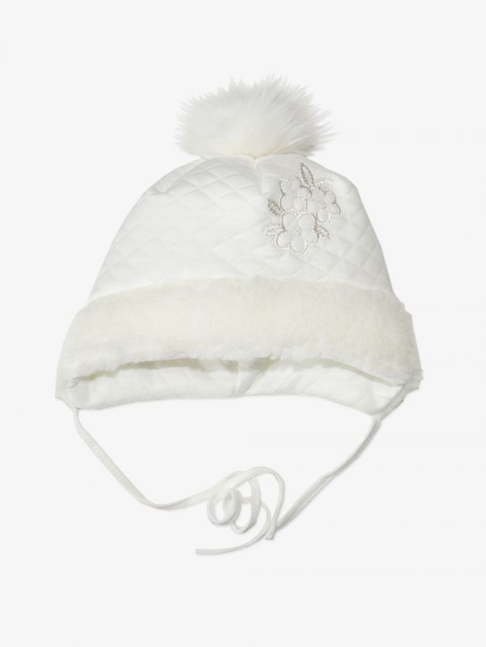 Warm hat Three Flowers