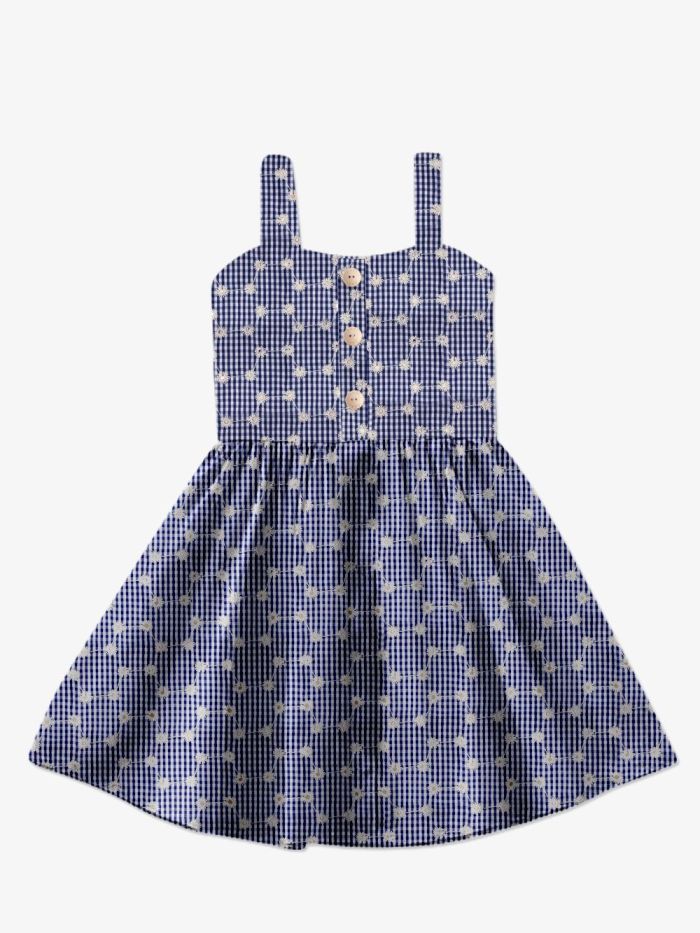 Women's dress with straps MEADOW