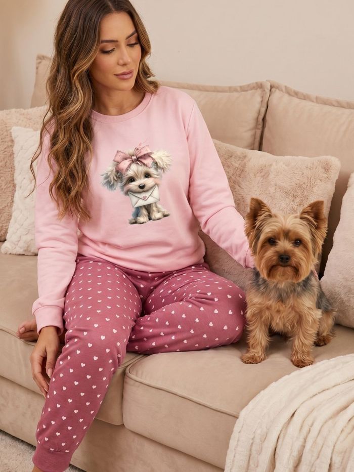 Women's pyjamas  LITTLE PUPPY long sleeves