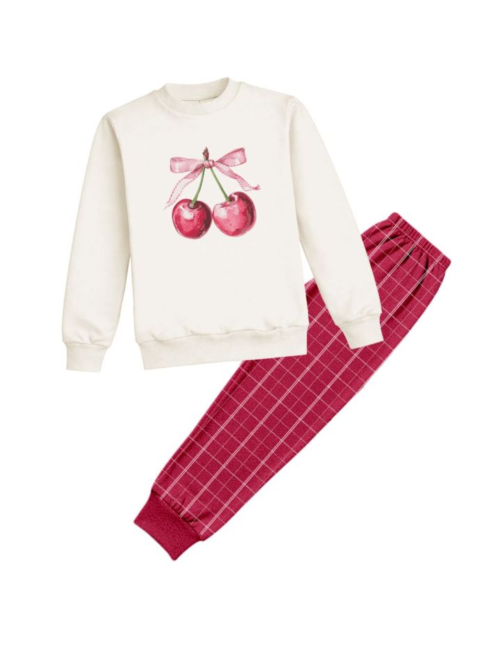 Women's pyjamas SWEET CHERRY long sleeves