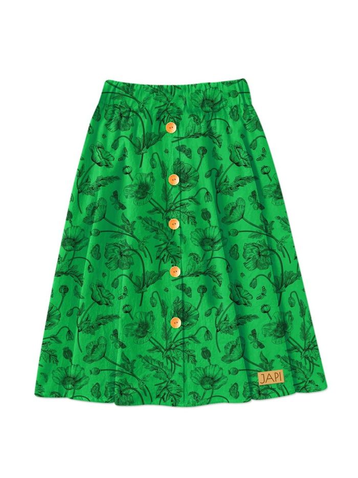 Women's skirt WILD POPPIES