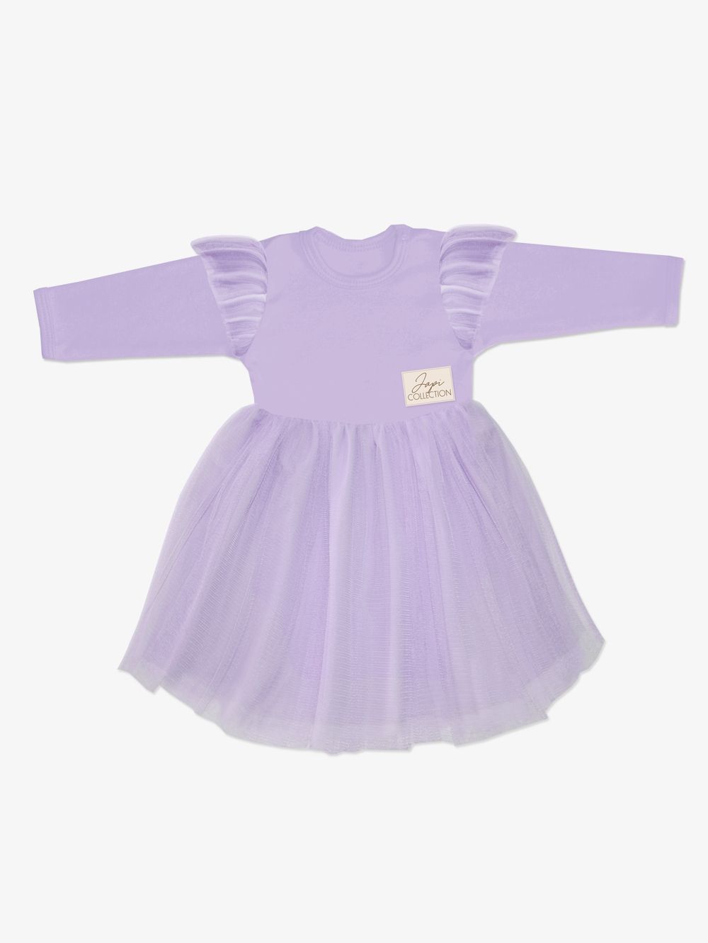 Detské fialové body so sukňou