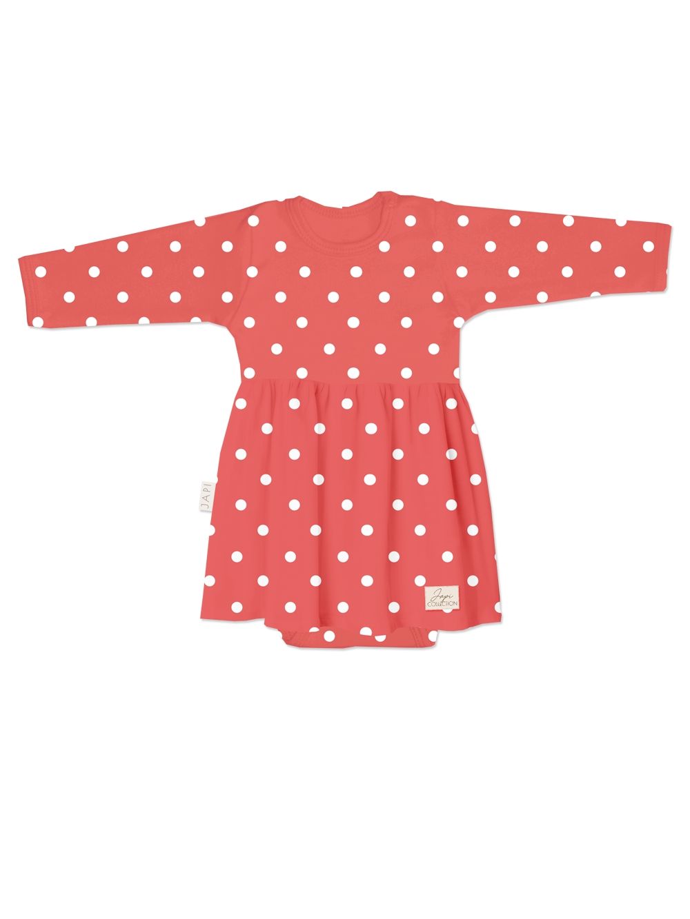 Long-sleeved dress bodysuit DOTS