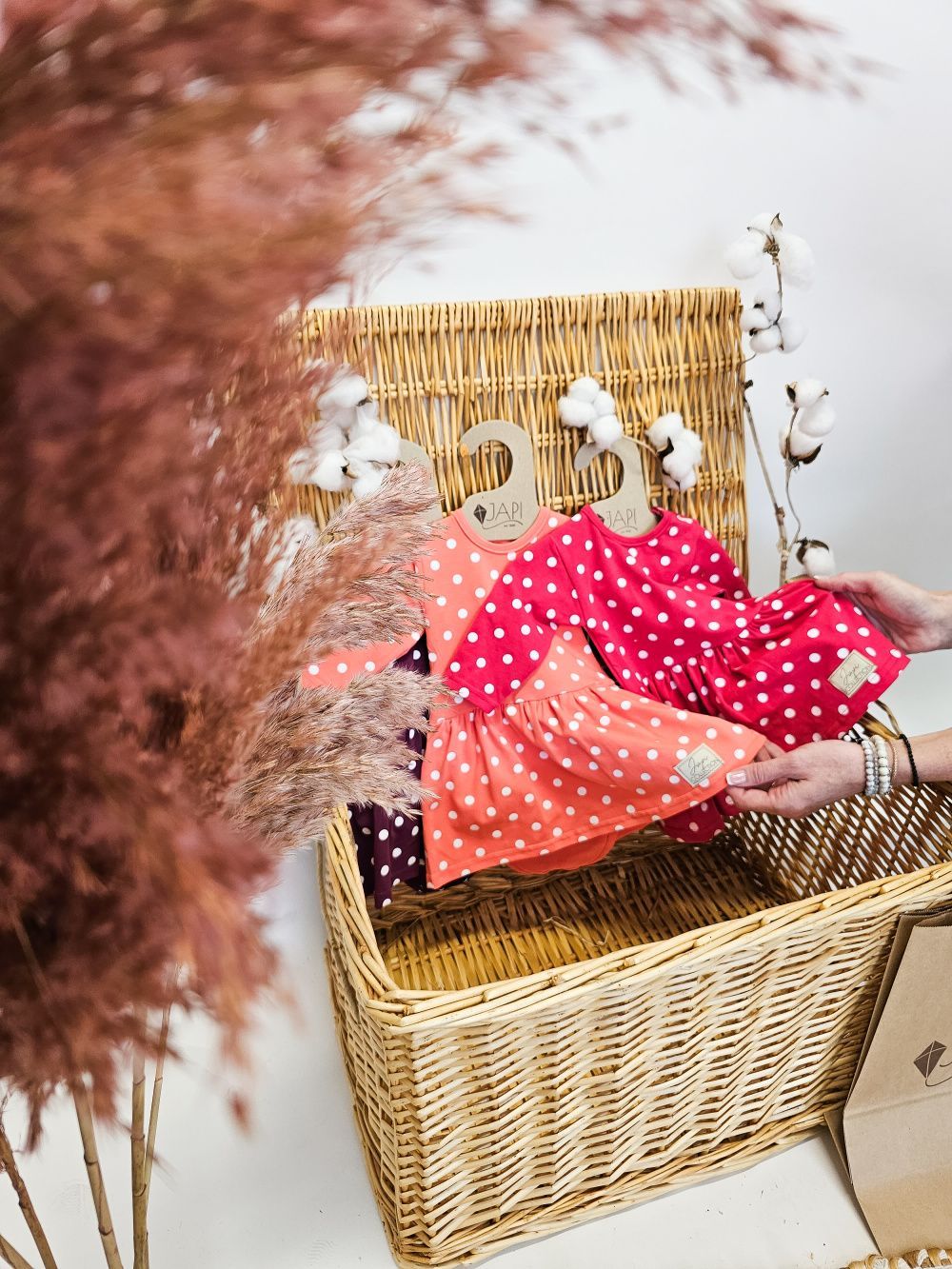 Long-sleeved dress bodysuit DOTS