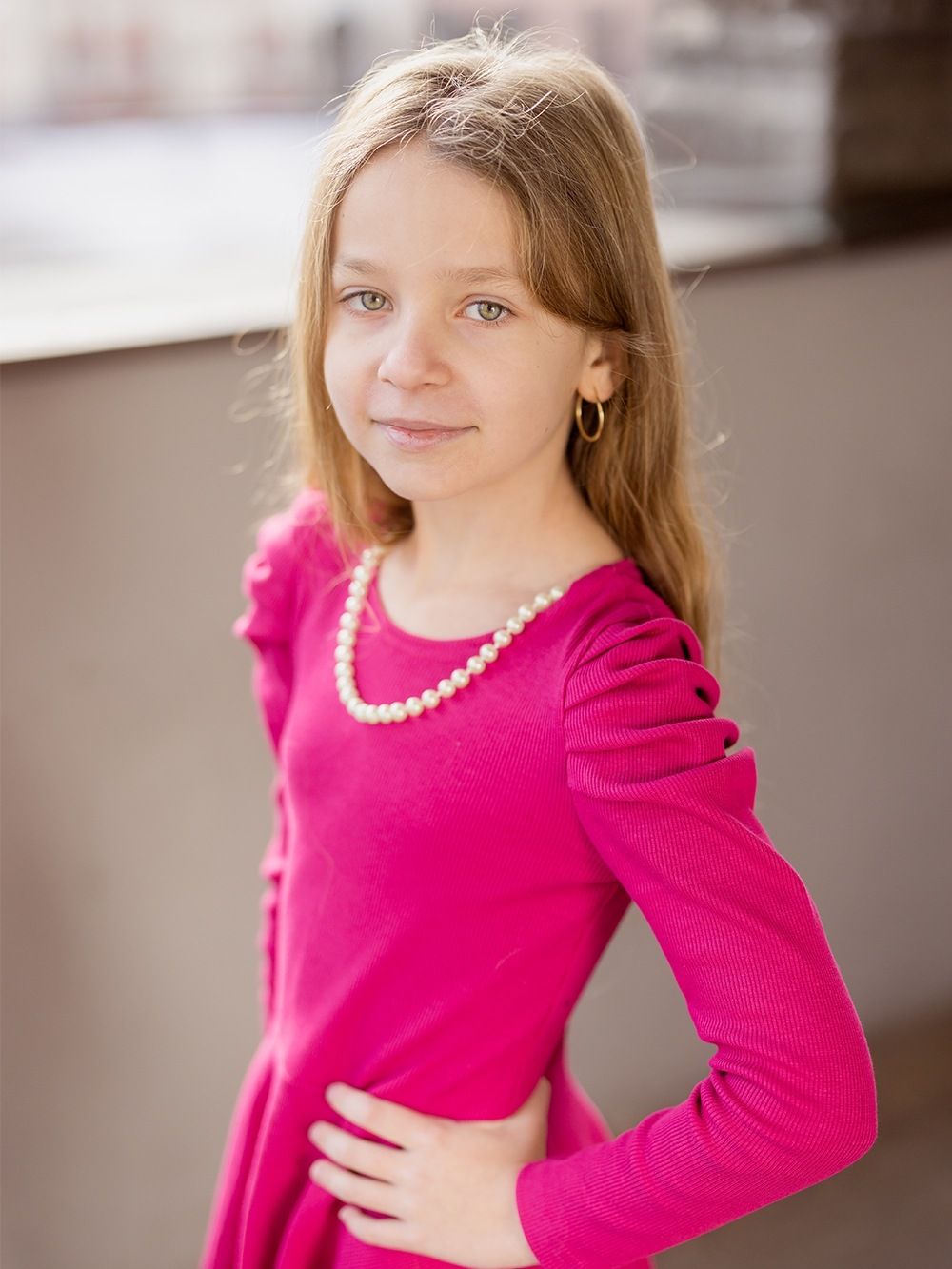 Long-sleeved dress HARMONY