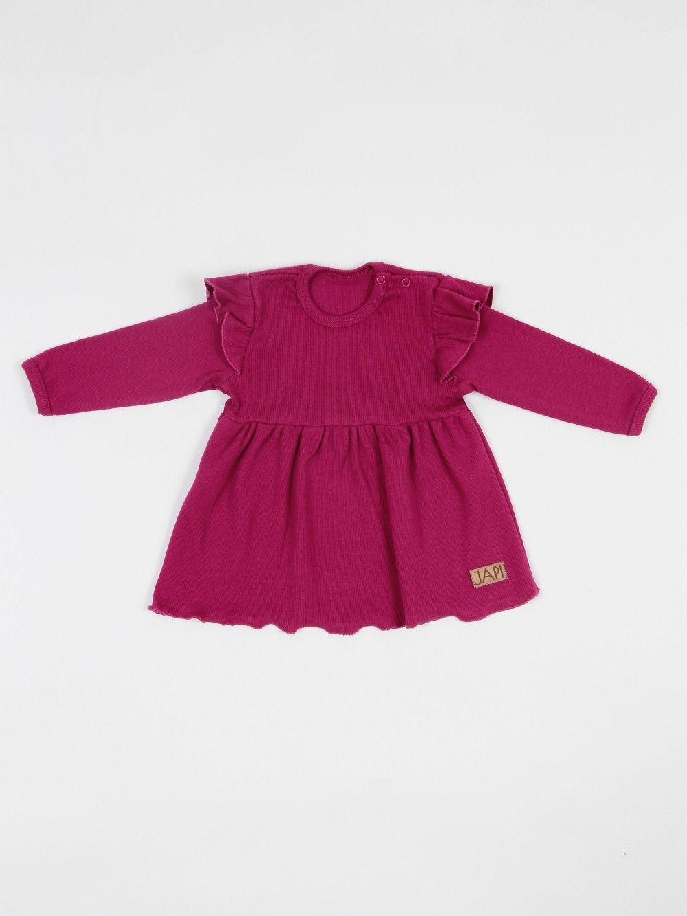 Long-sleeved flounce dress Girl