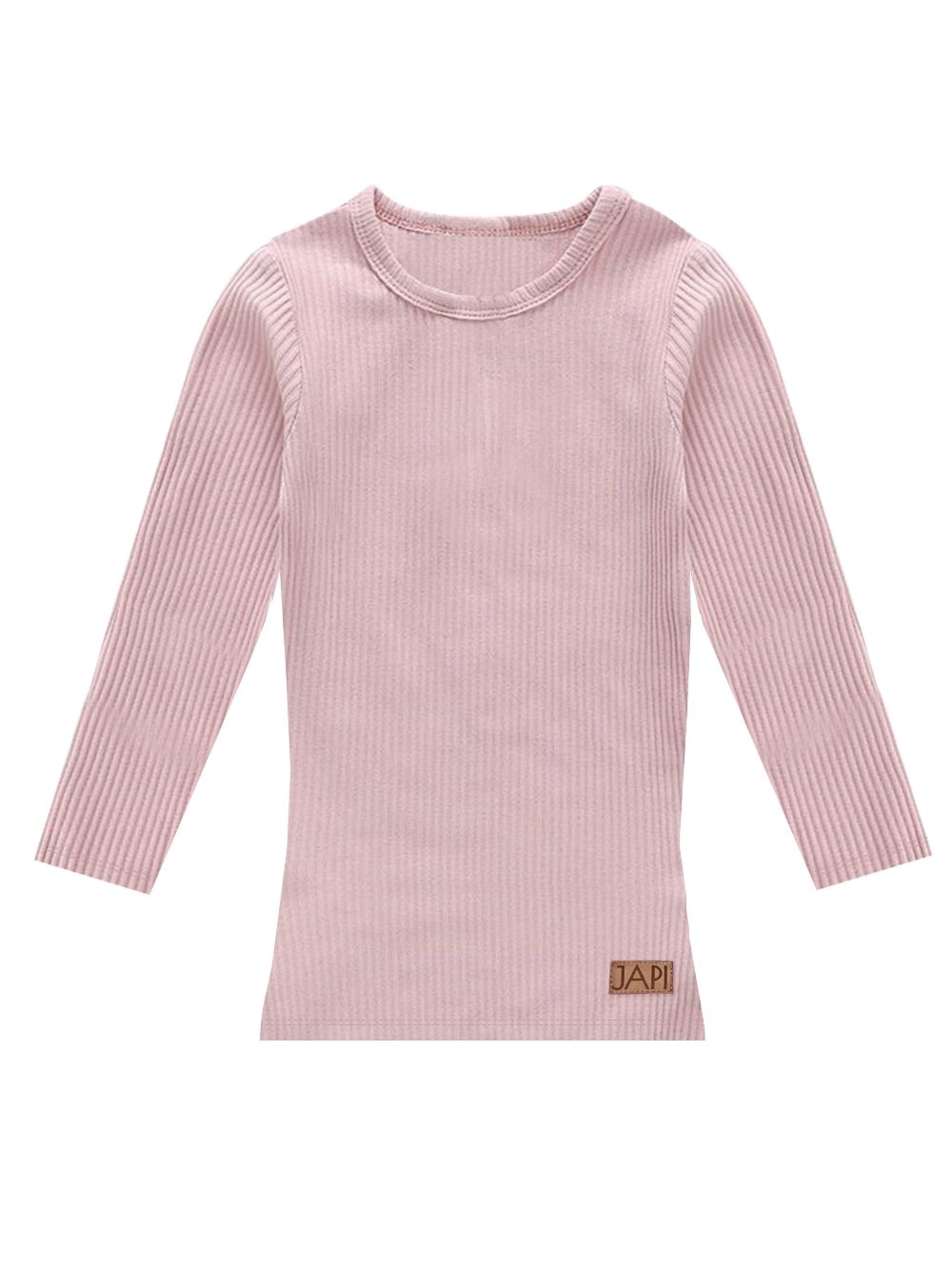 Long-sleeved ribbed T-shirt 1