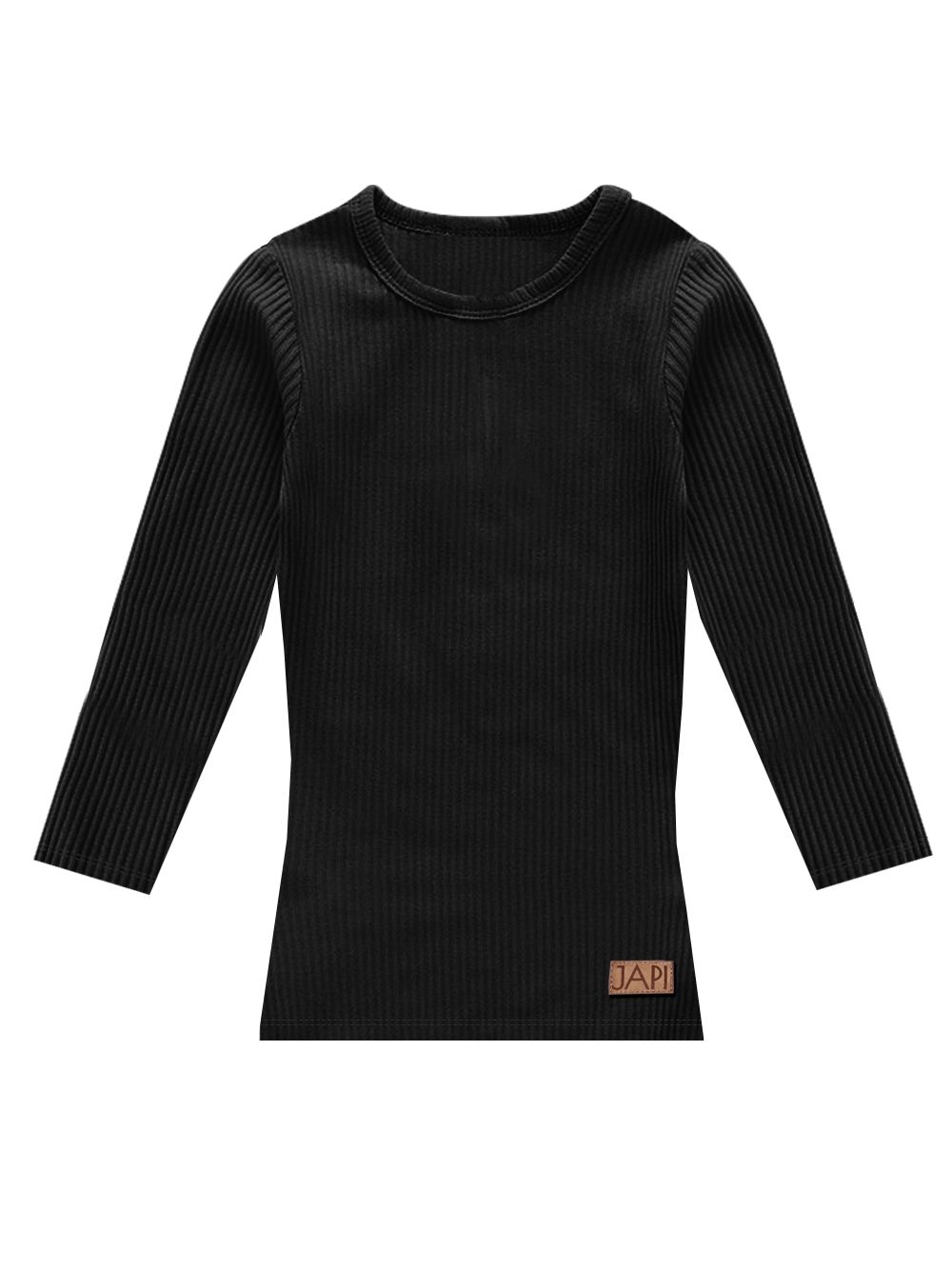 Long-sleeved ribbed T-shirt 2