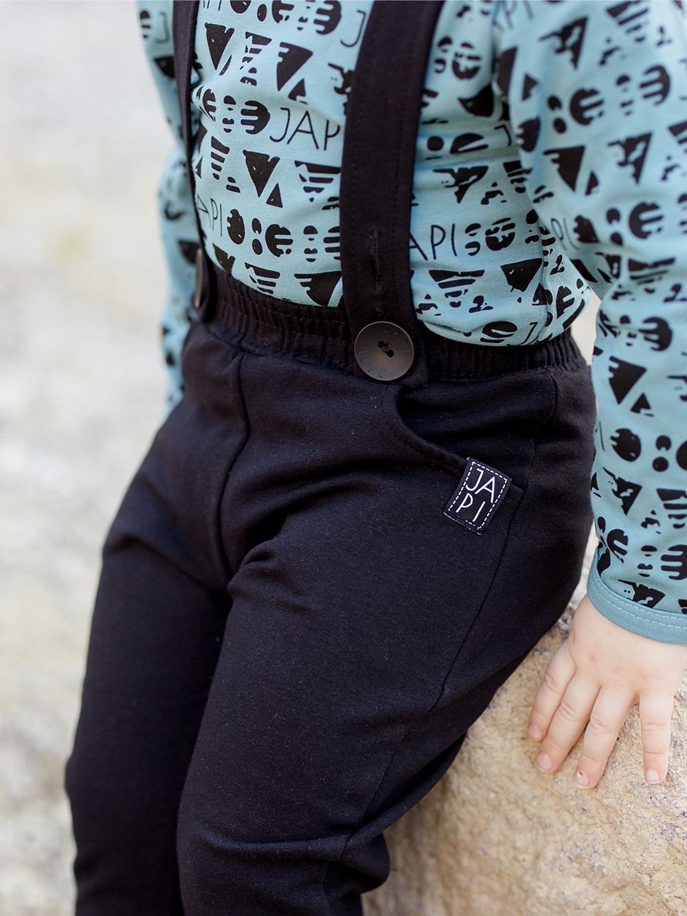 Long-sleeved set Triangle