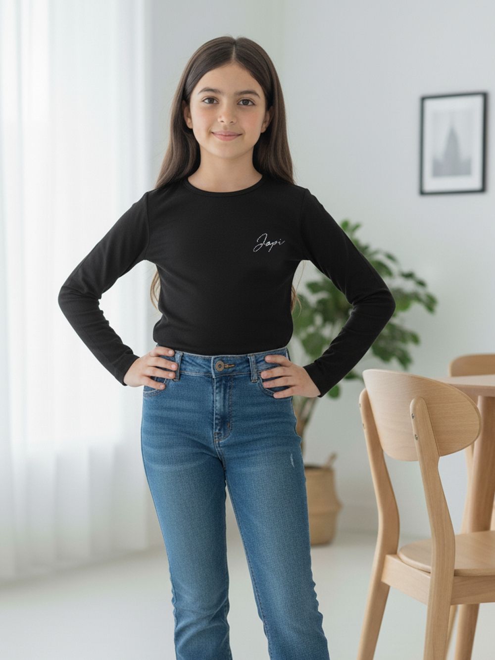 Long-sleeved T-shirt 1F SHINE