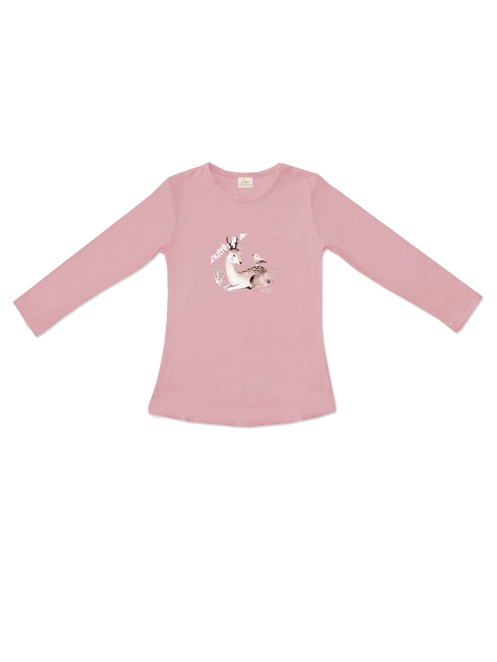 Long-sleeved T-shirt DEER and BIRD