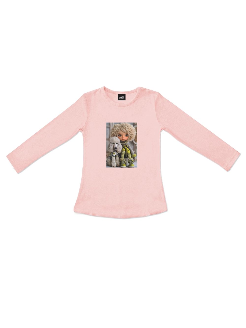 Long-sleeved T-shirt GIRL and DOG