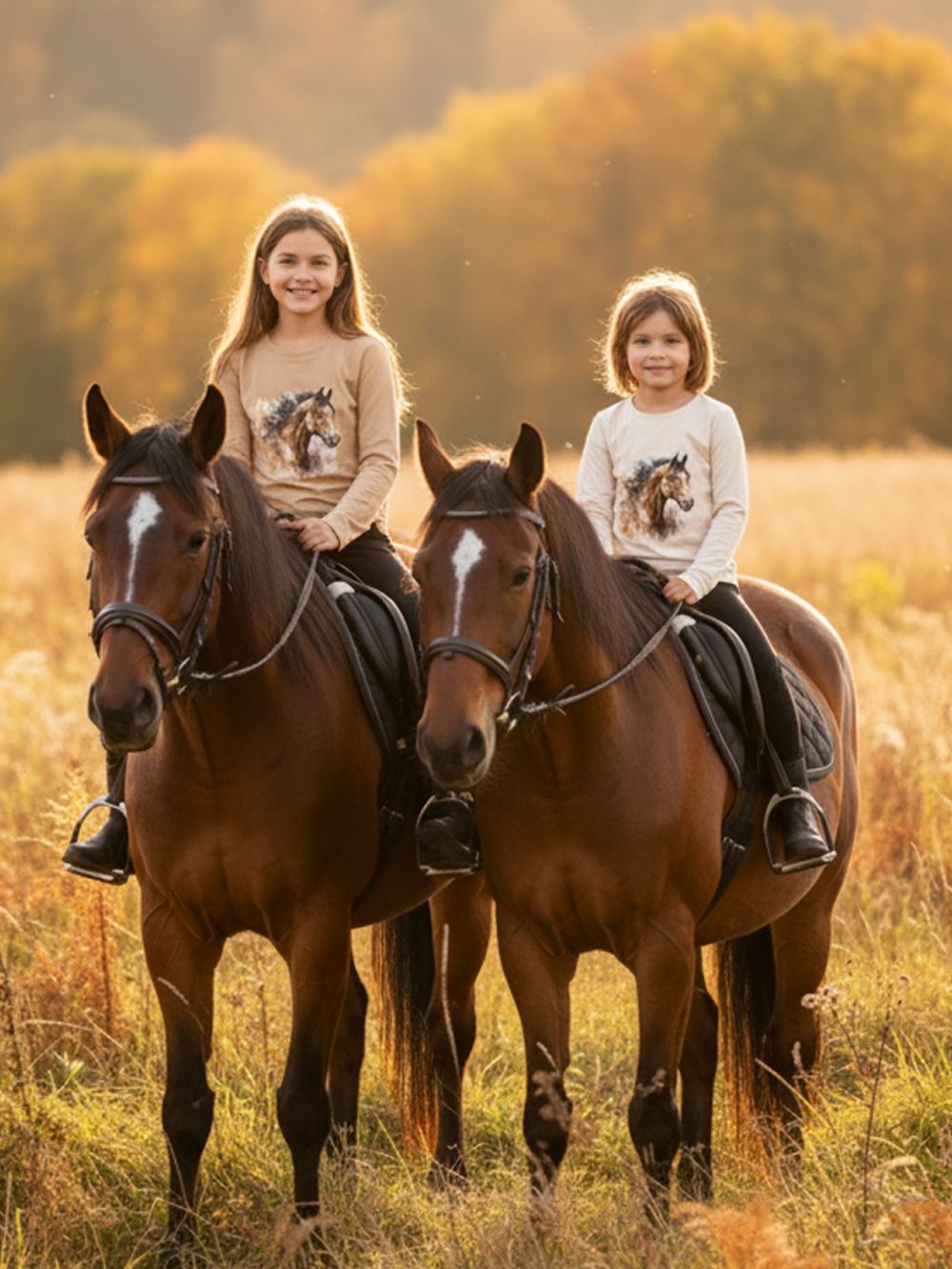 Long-sleeved T-shirt HORSE