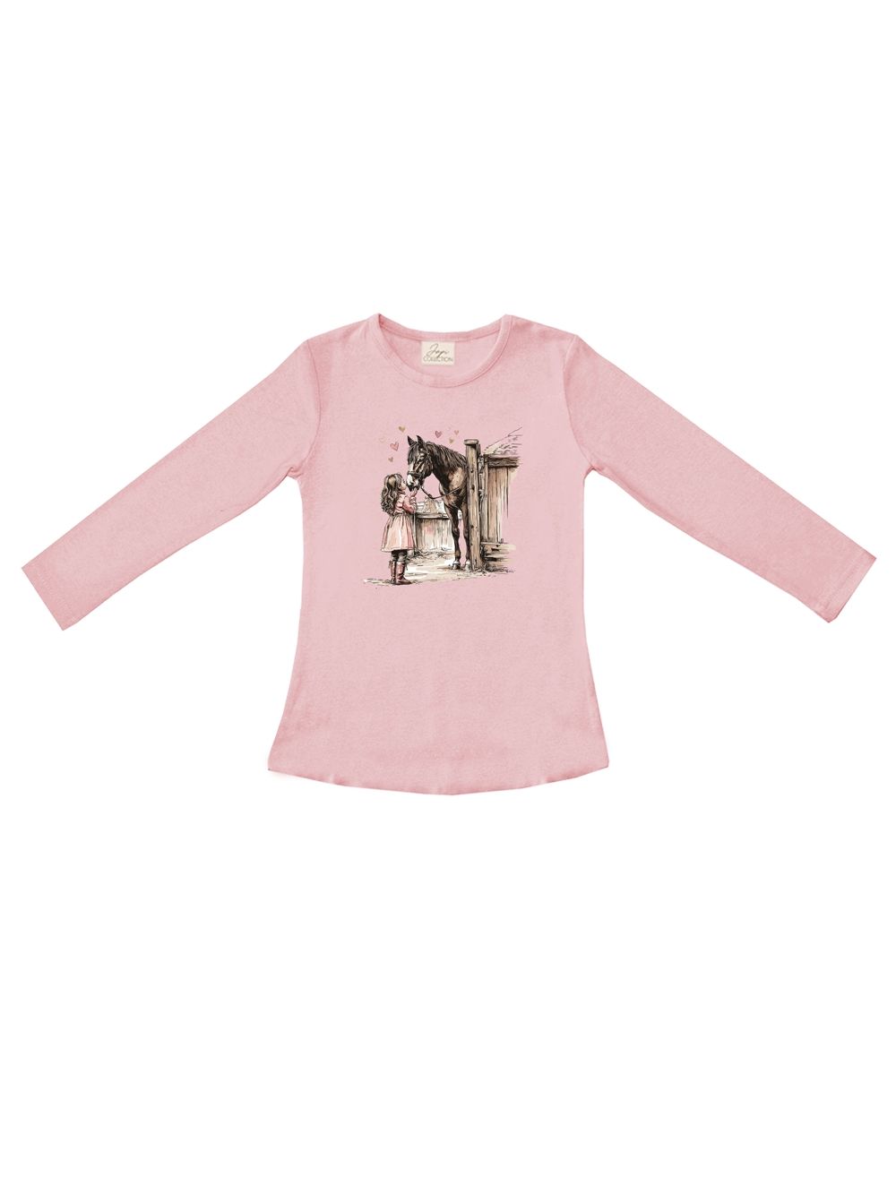 Long-sleeved T-shirt HORSE LOVE
