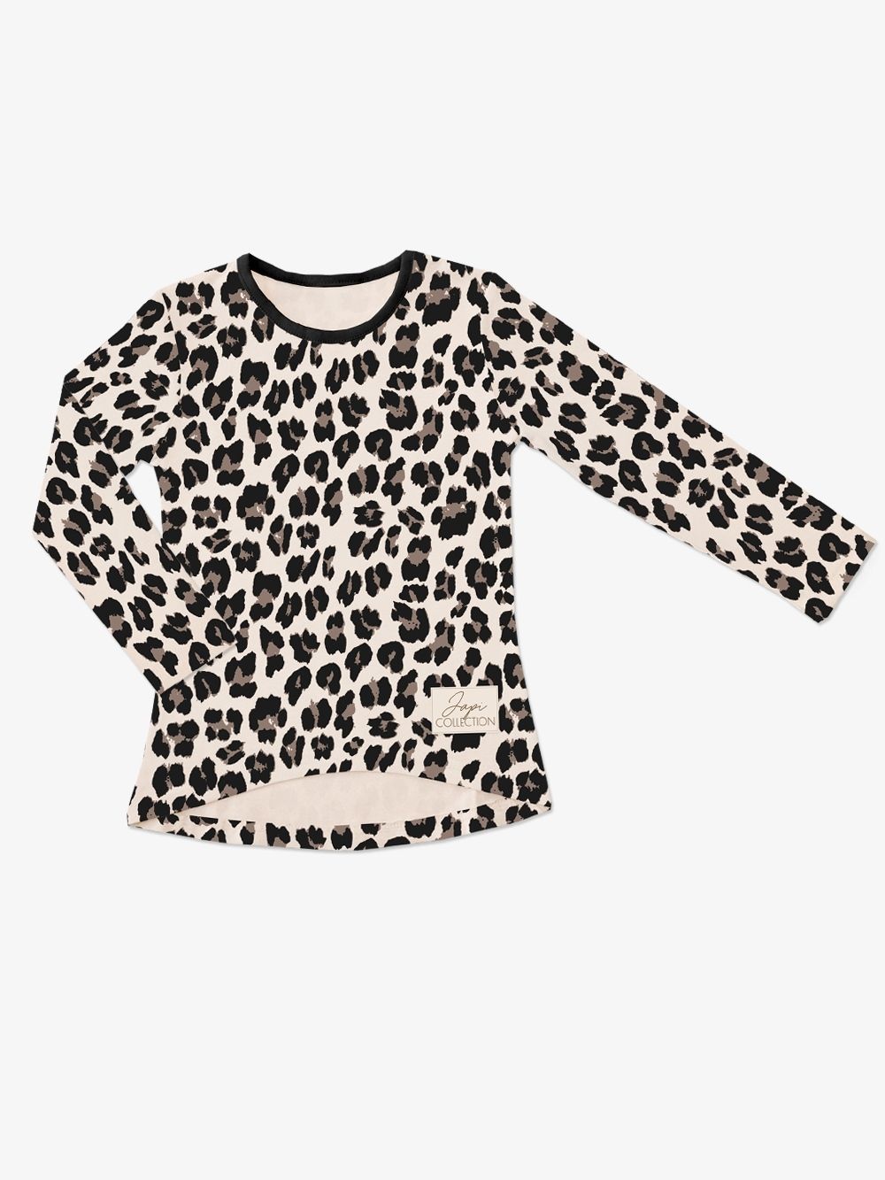 Long-sleeved T-shirt Leopard