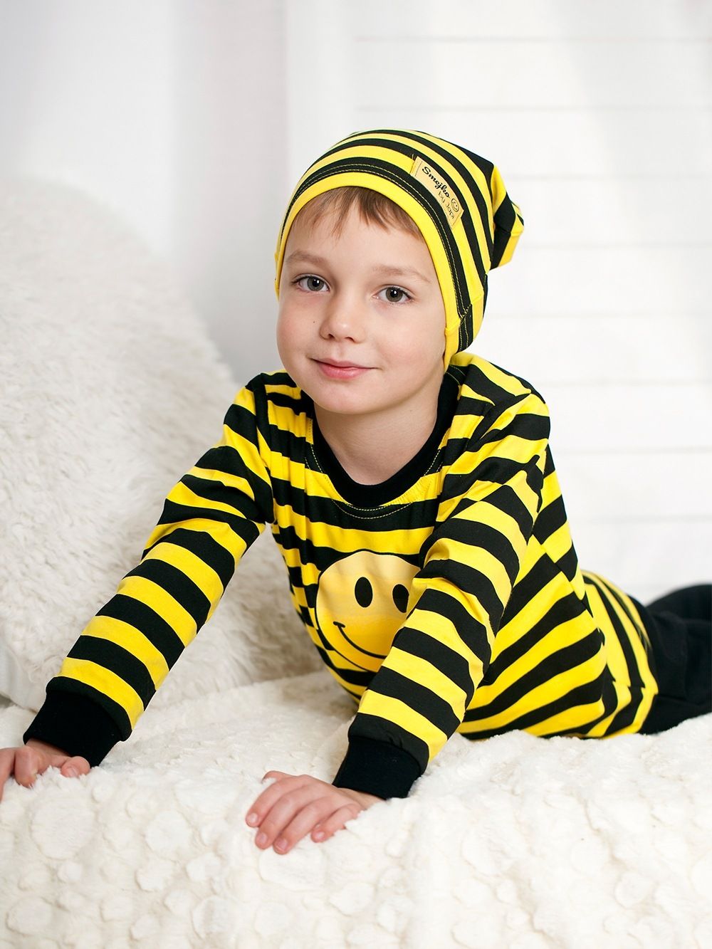 Long-sleeved T-shirt striped Bumblee
