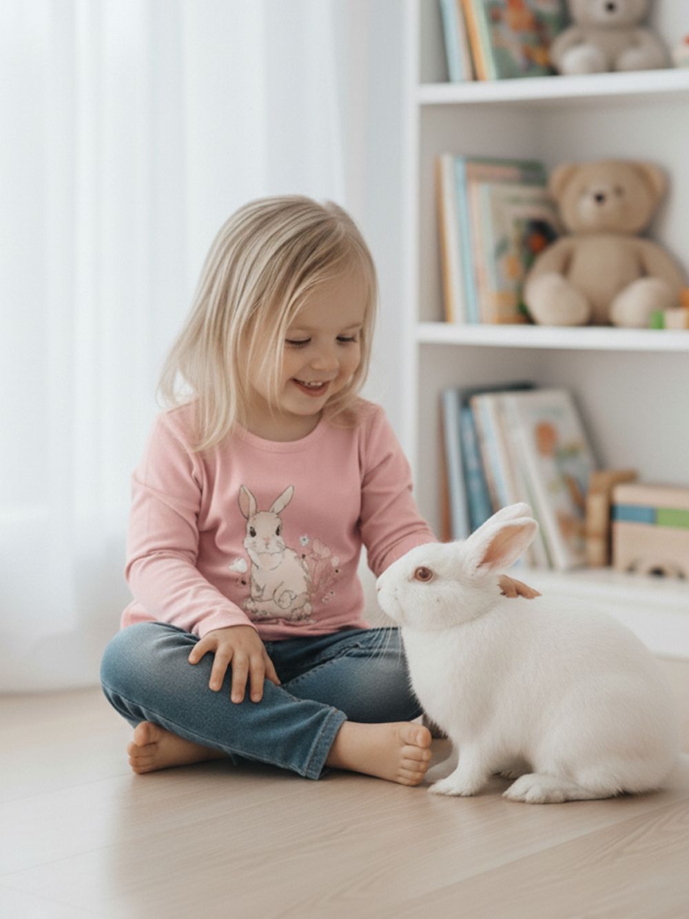 Long-sleeved T-shirt SWEET BUNNY