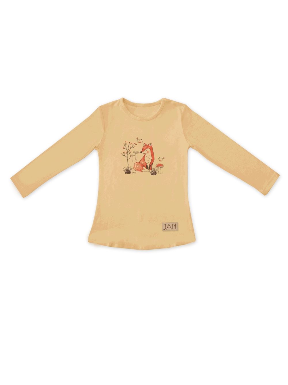 Dievčenské tričko s dlhým rukávom WILD