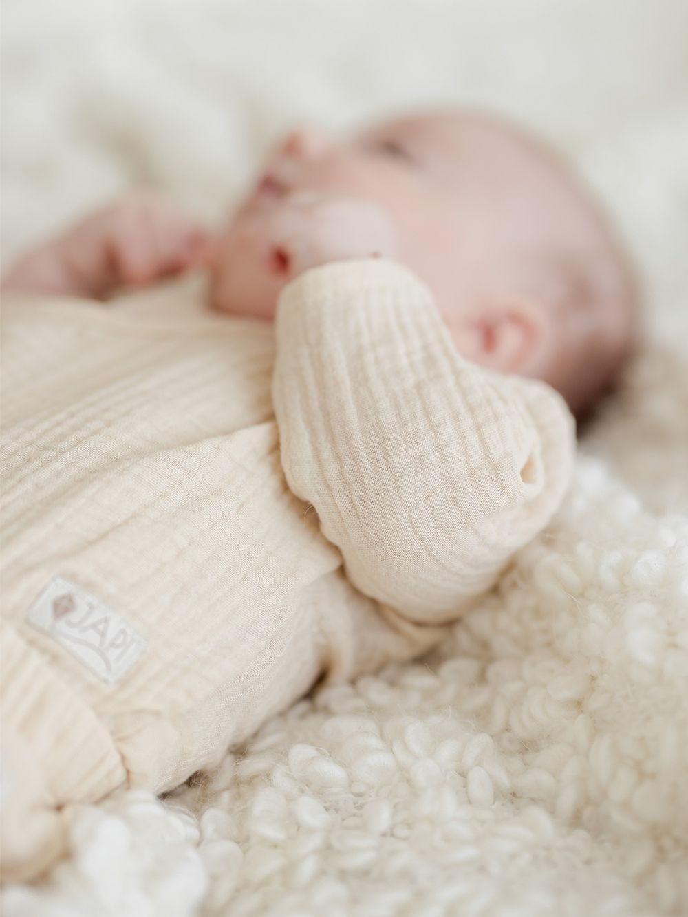 Long-sleeved wrapover bodysuit COASTAL