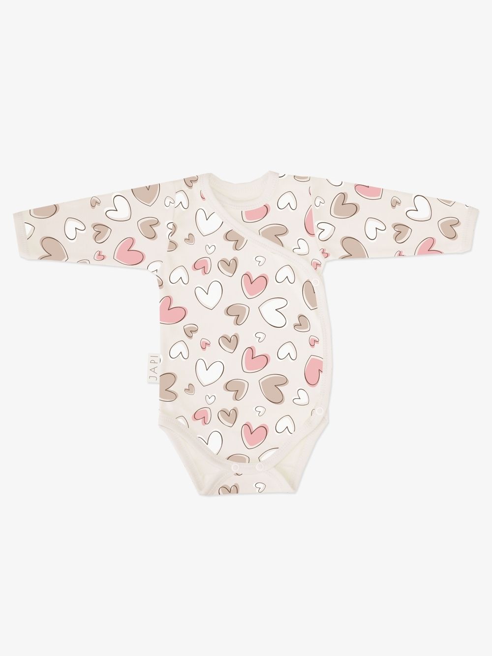 Long-sleeved wrapover bodysuit DARLING