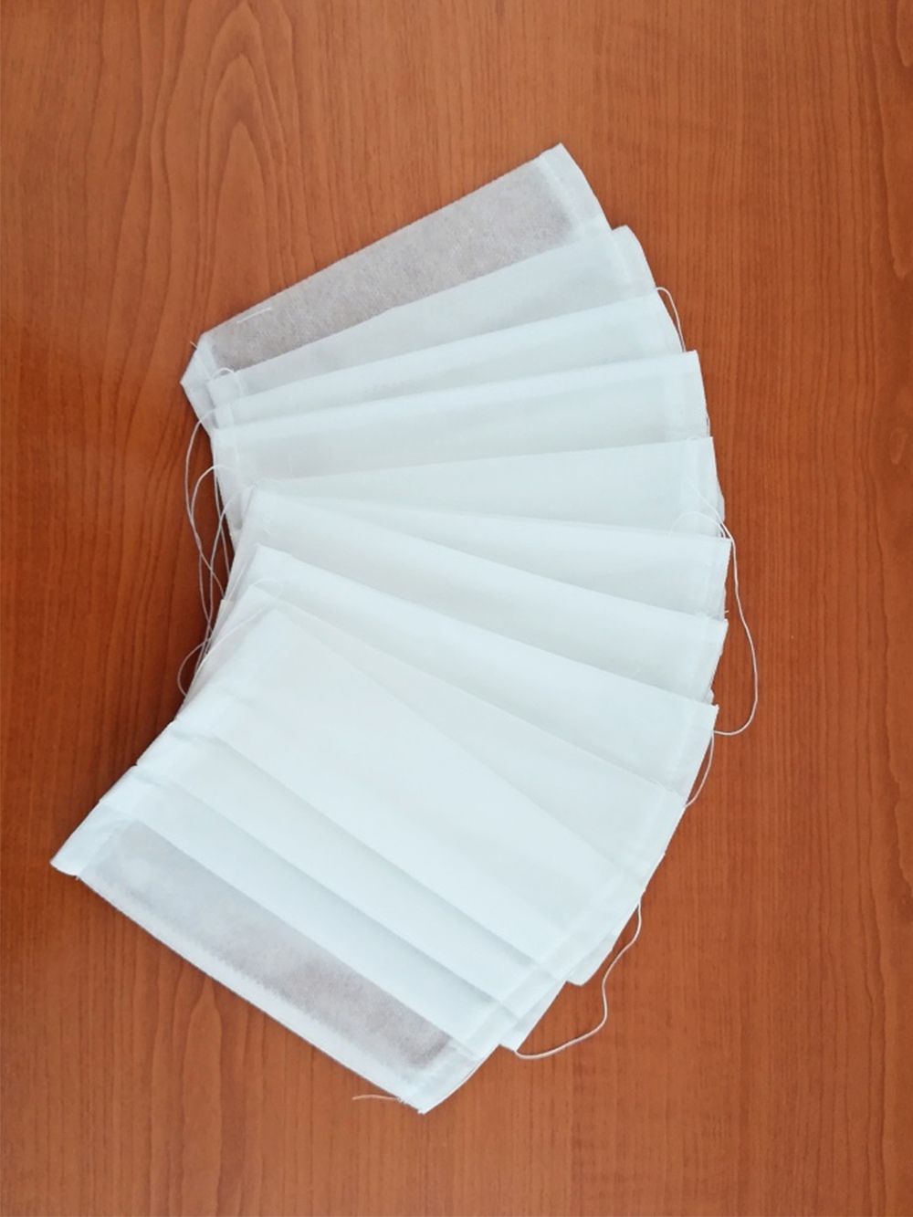 Mask from nonwoven clot