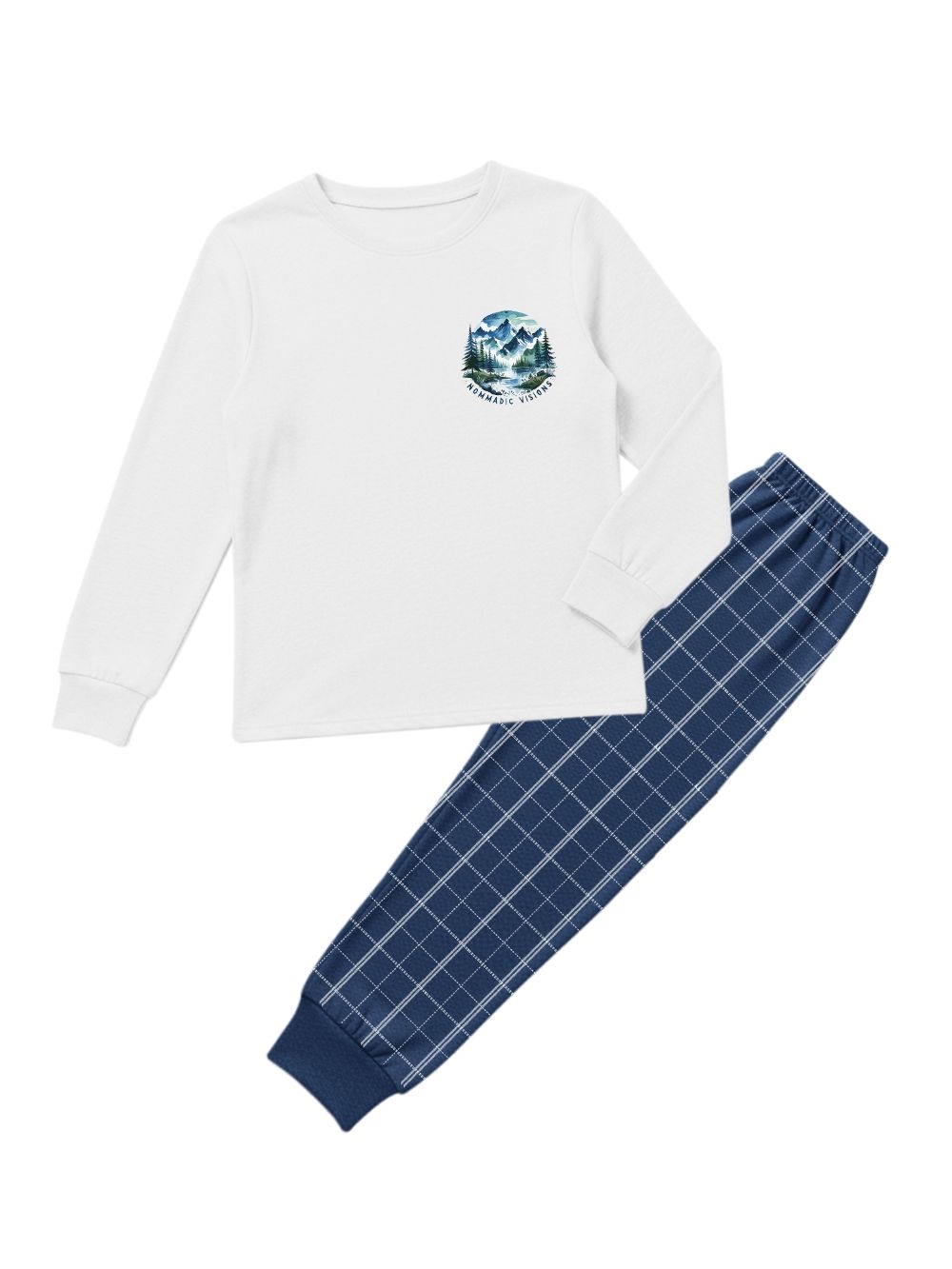 Men's long-sleeved pajamas NATURE VIBES