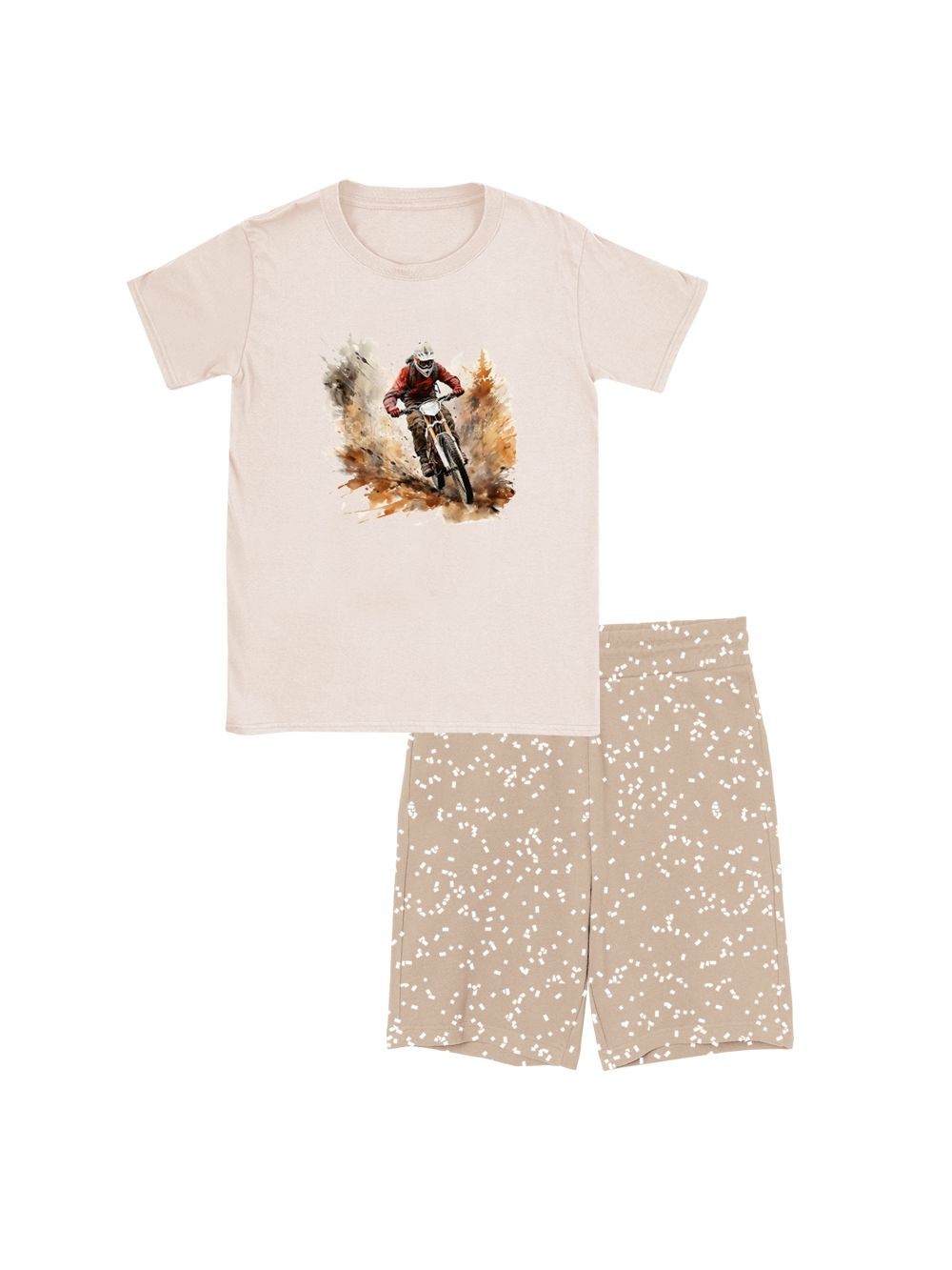 Men's short-sleeved pajamas FOREST RIDER