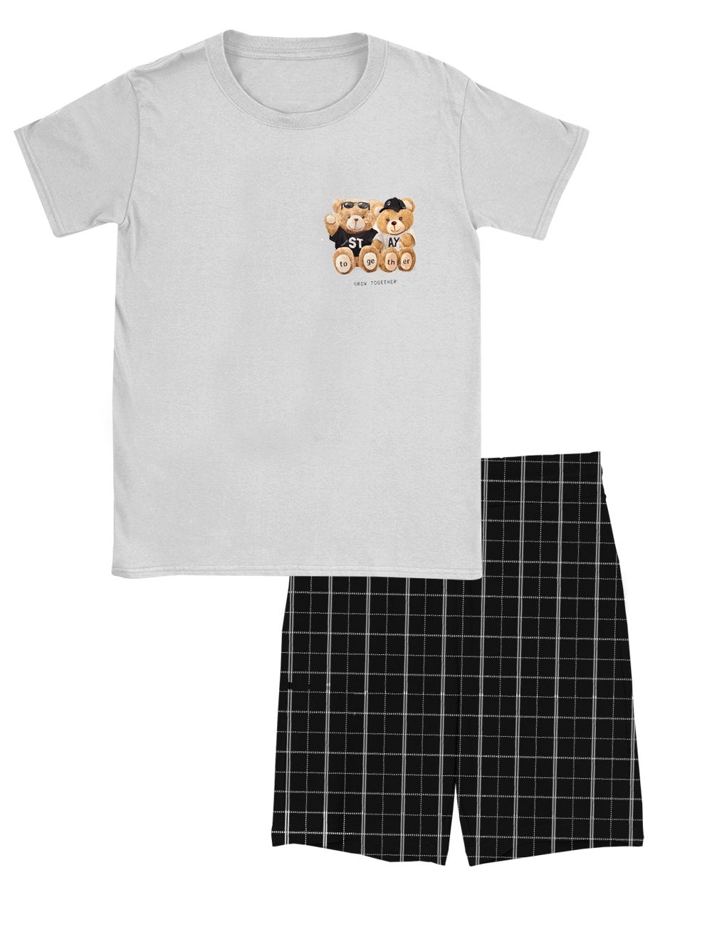 Men's short-sleeved pajamas STAY TOGETHER