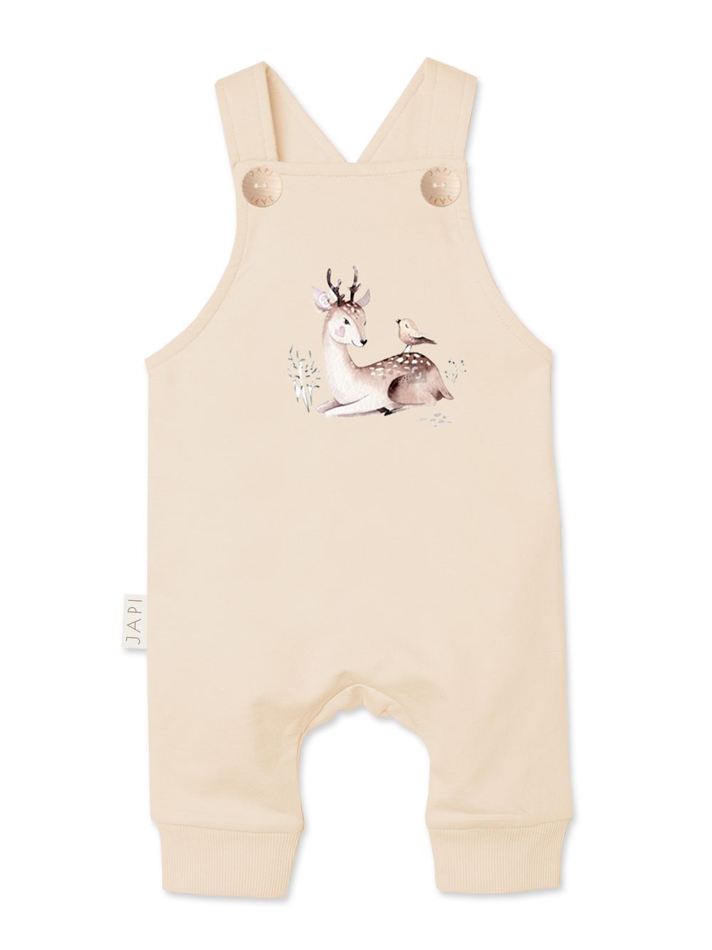 Pants with braces DEER and BIRD