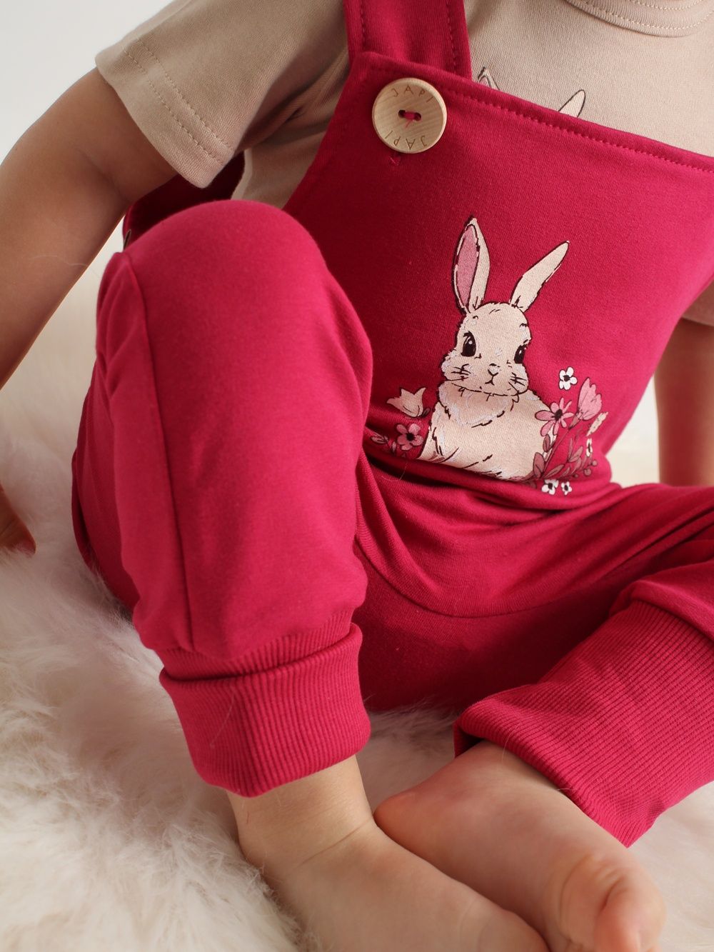 Pants with braces SWEET BUNNY