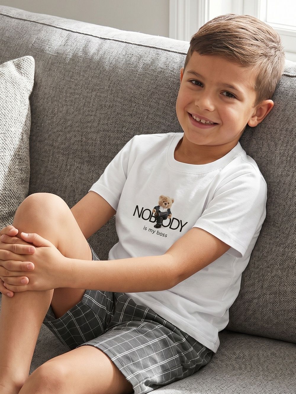 Pyjamas BOSS with short sleeves