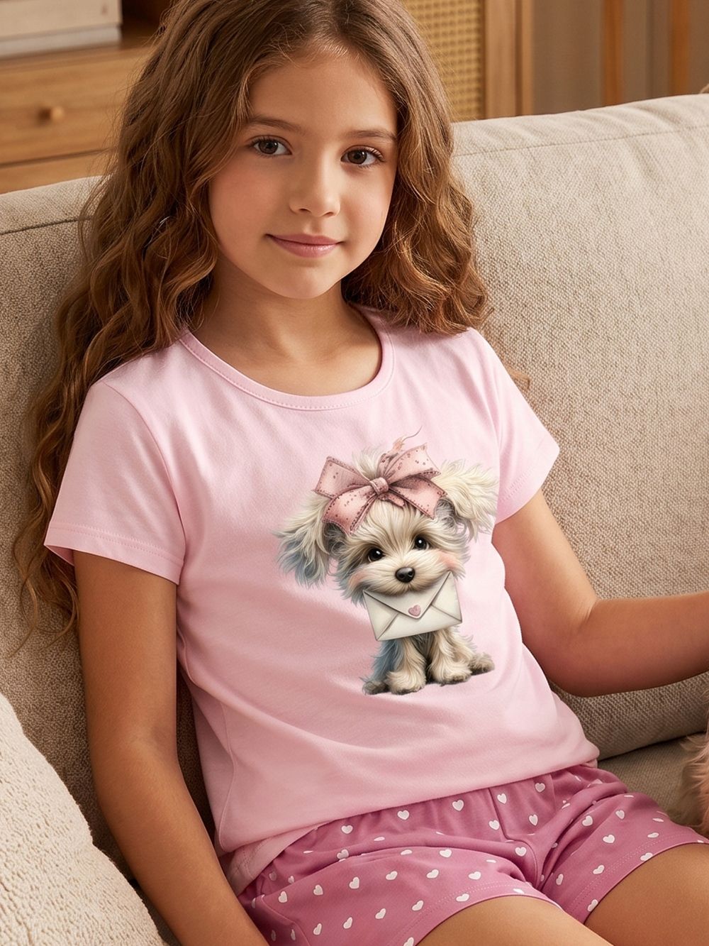 Pyjamas LITTLE PUPPY with short sleeves