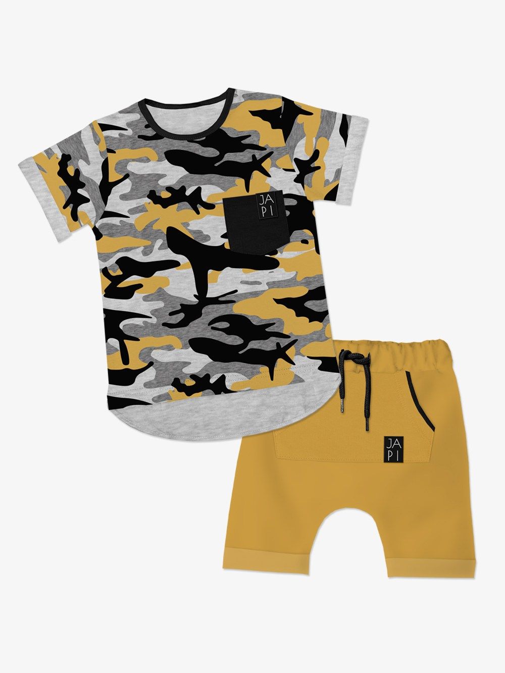 Set of T-shirt and shorts Camouflage
