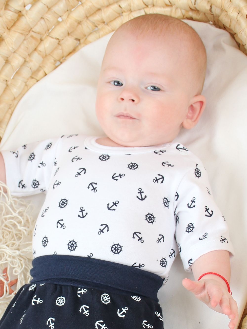 Short-sleeved bodysuit ANCHOR