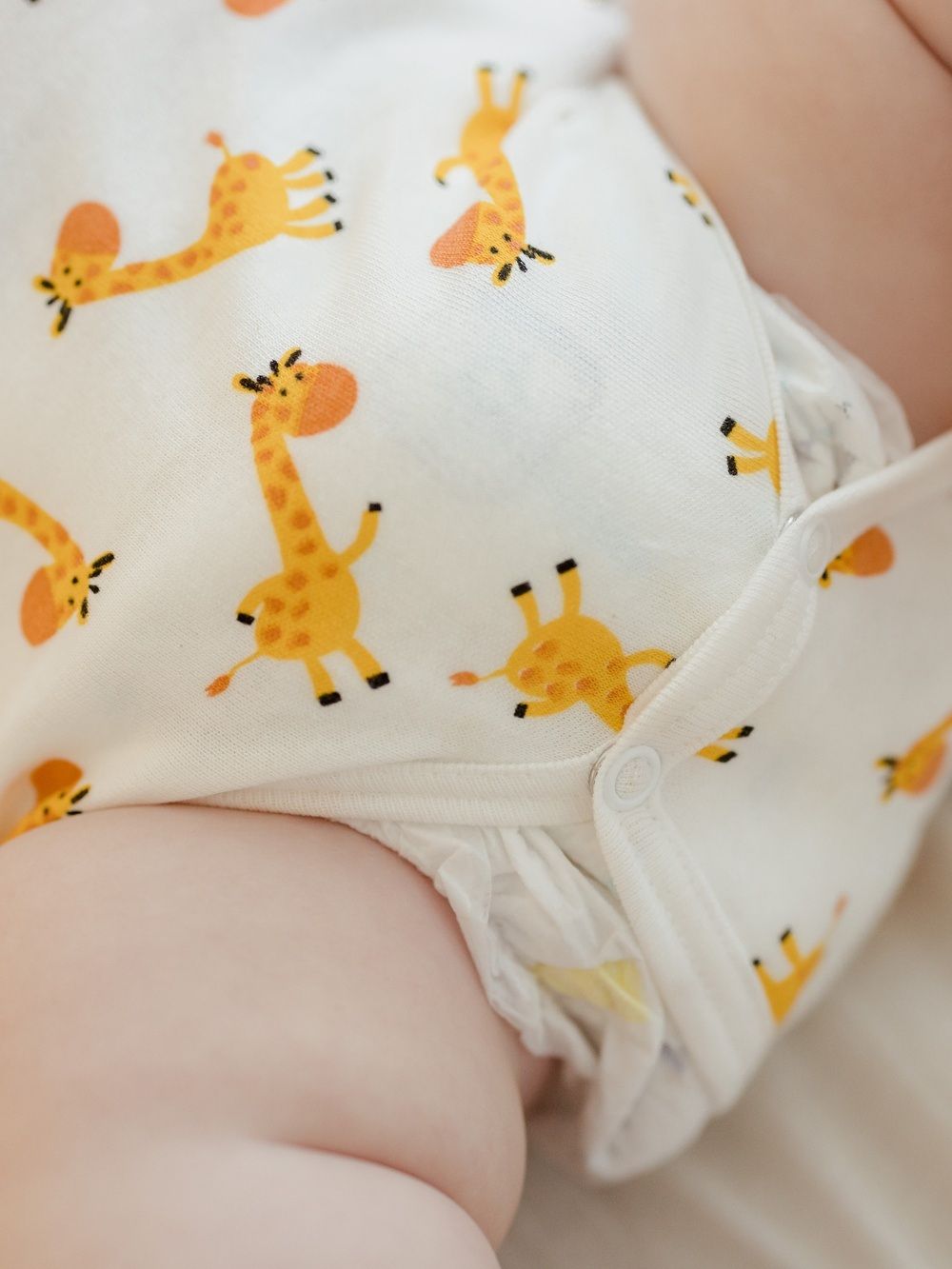 Short-sleeved bodysuit BABY GIRAFFE