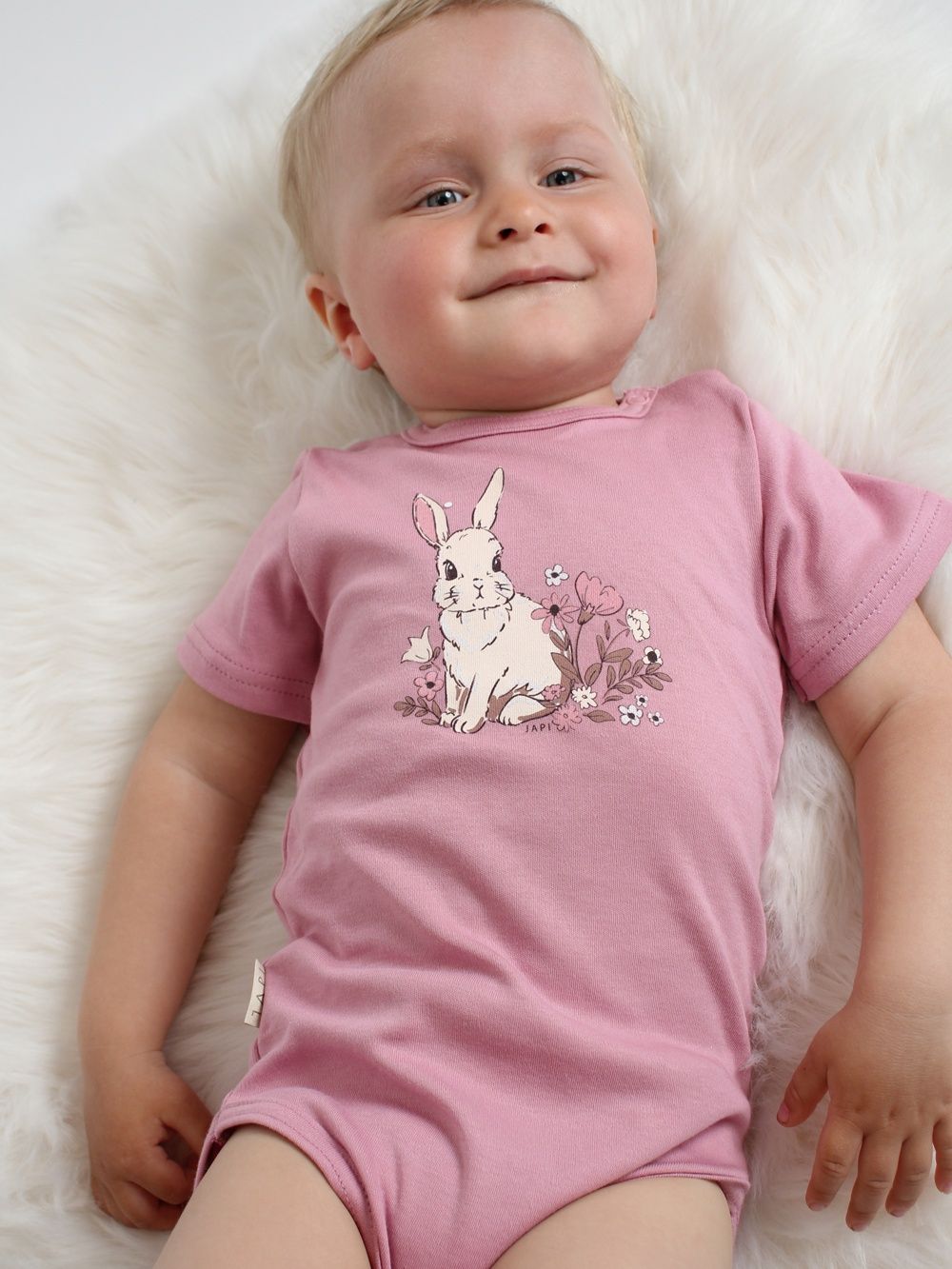 Short-sleeved bodysuit SWEET BUNNY