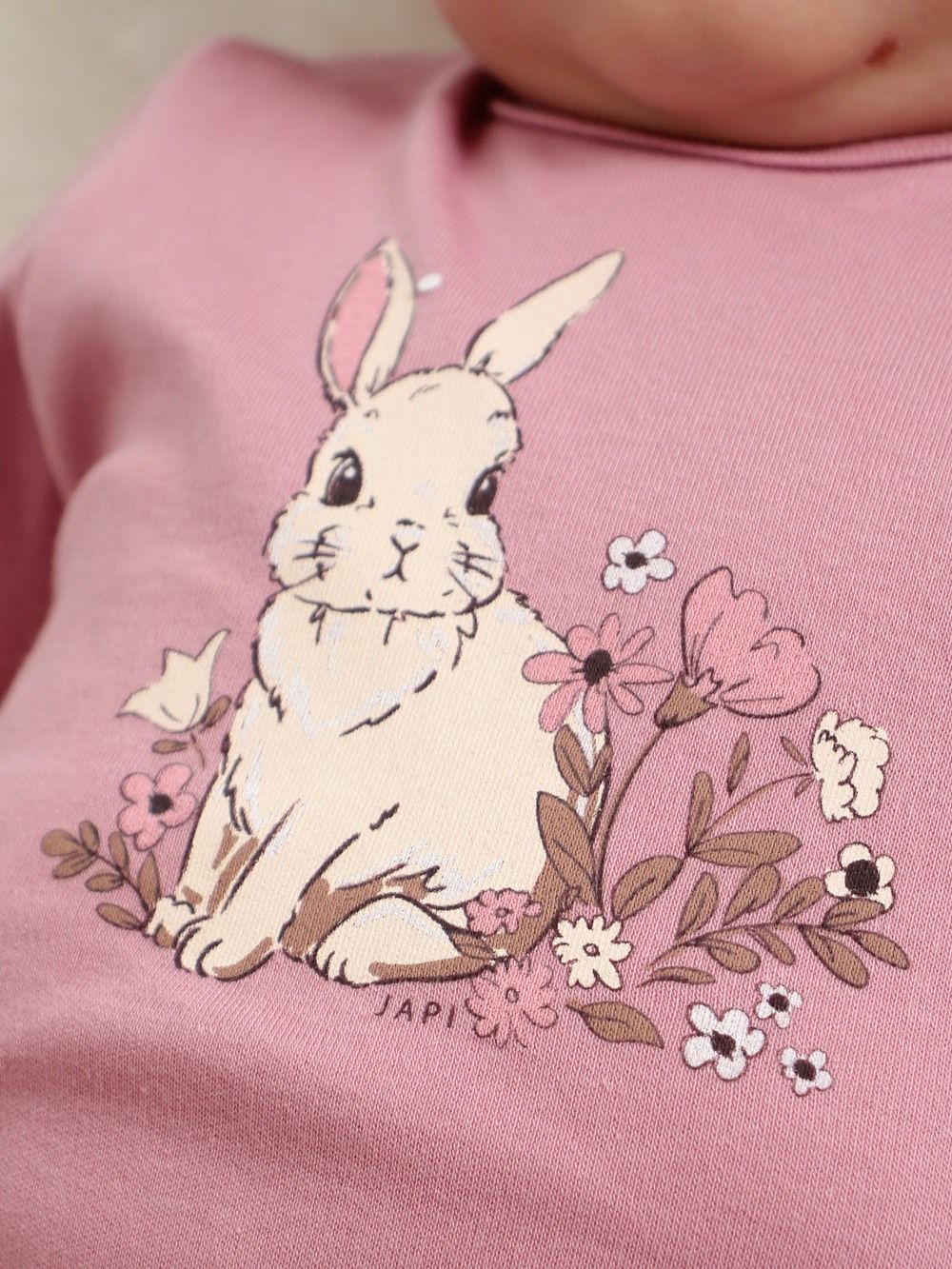 Short-sleeved bodysuit SWEET BUNNY