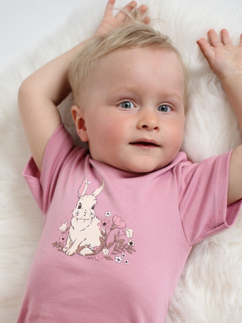 Short-sleeved bodysuit SWEET BUNNY