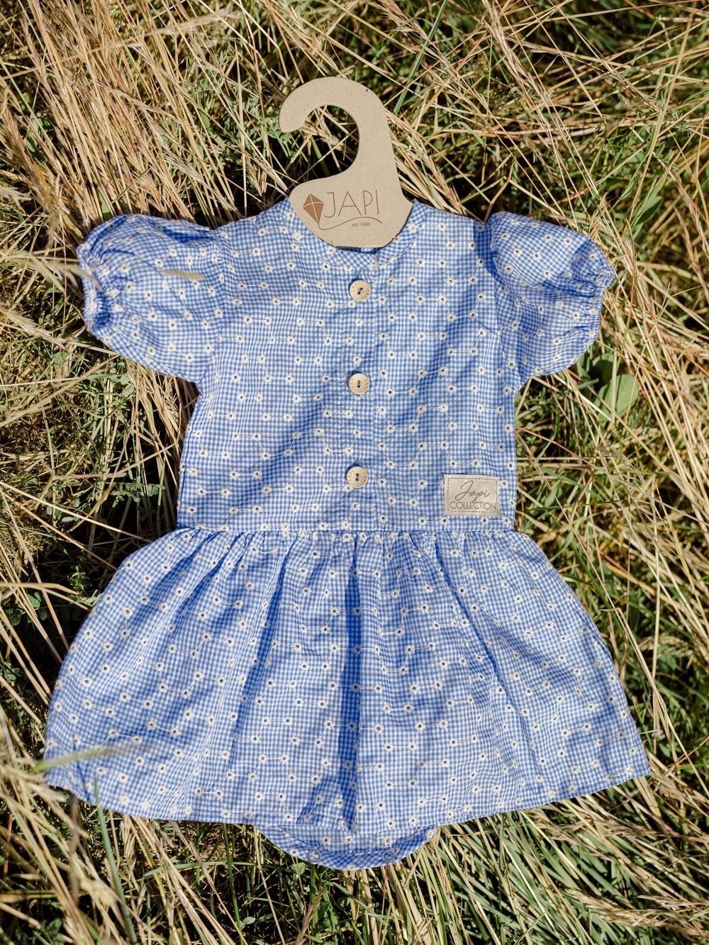 Short-sleeved dress bodysuit BLOSSOM