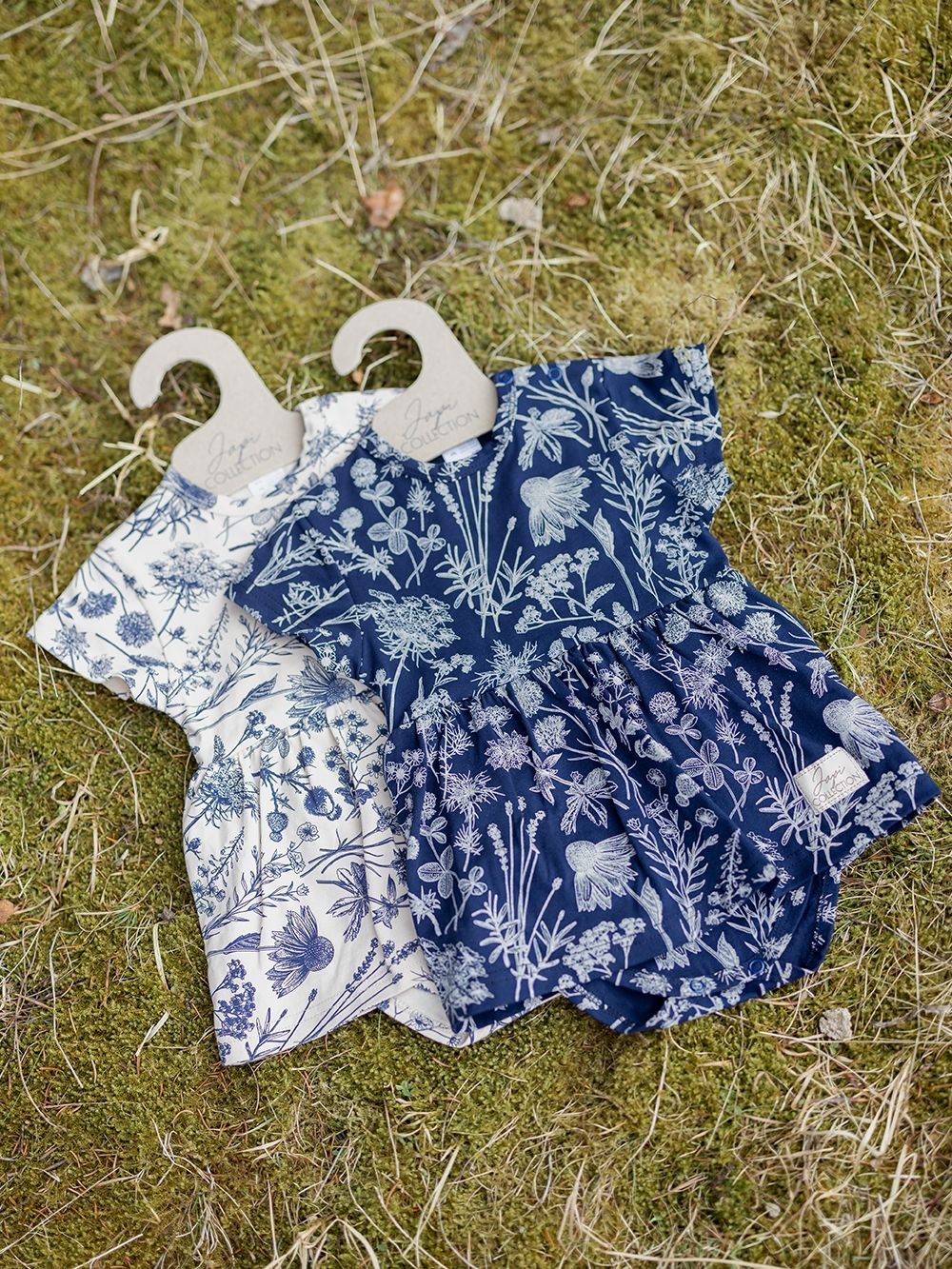 Short-sleeved dress bodysuit HERBARIUM