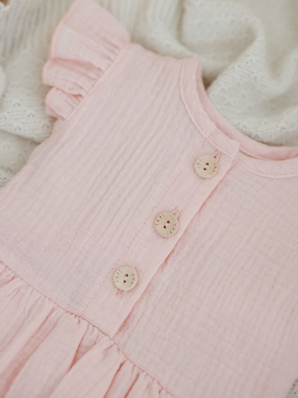 Short-sleeved dress bodysuit PEONY