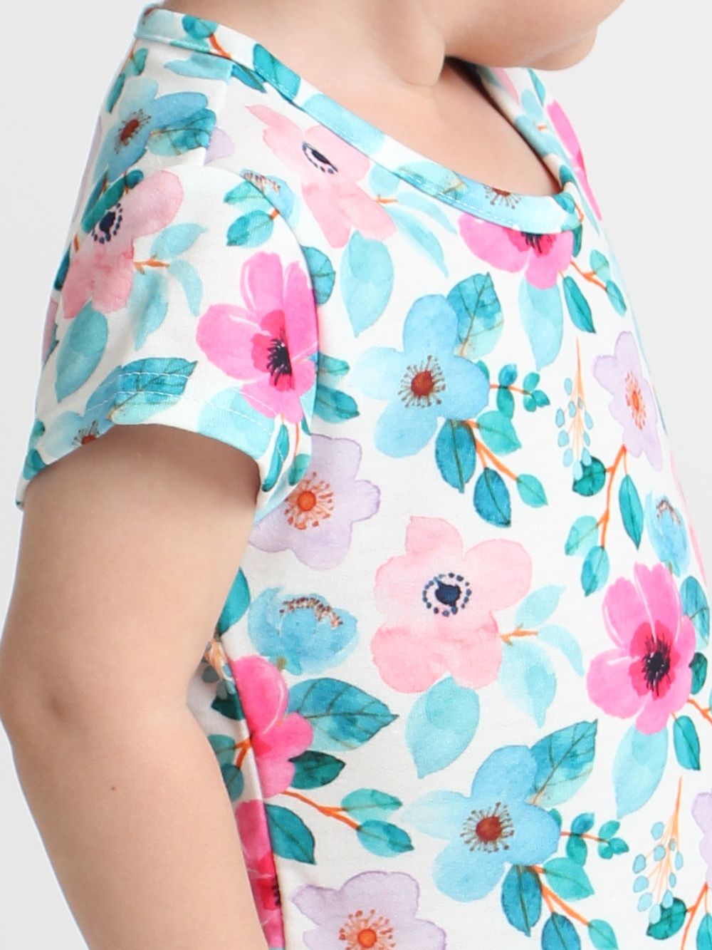 Short-sleeved dress FLORA