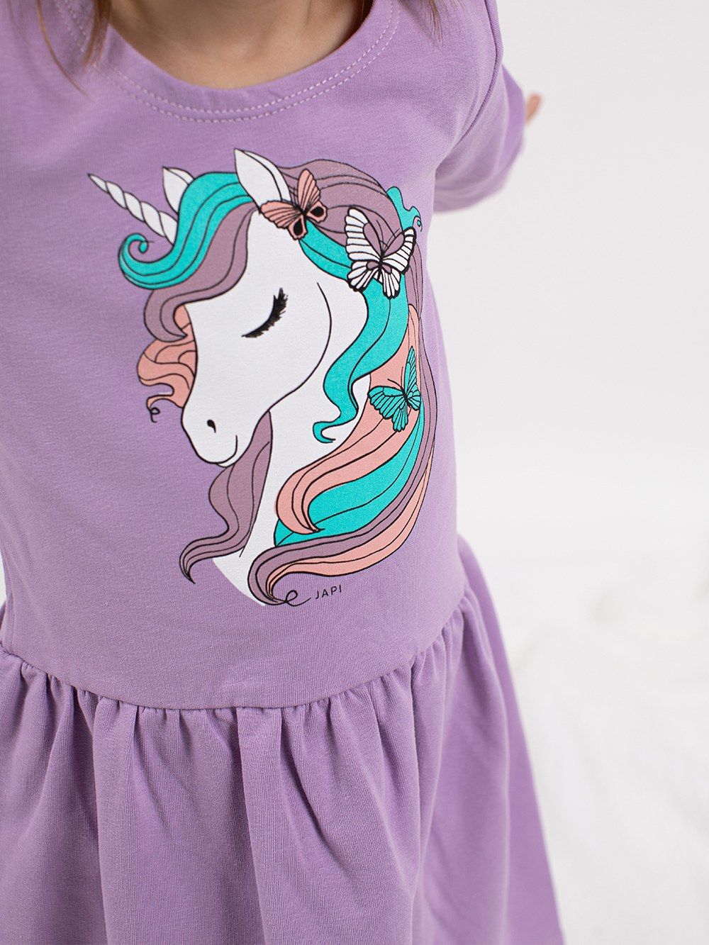Short-sleeved dress UNICORN