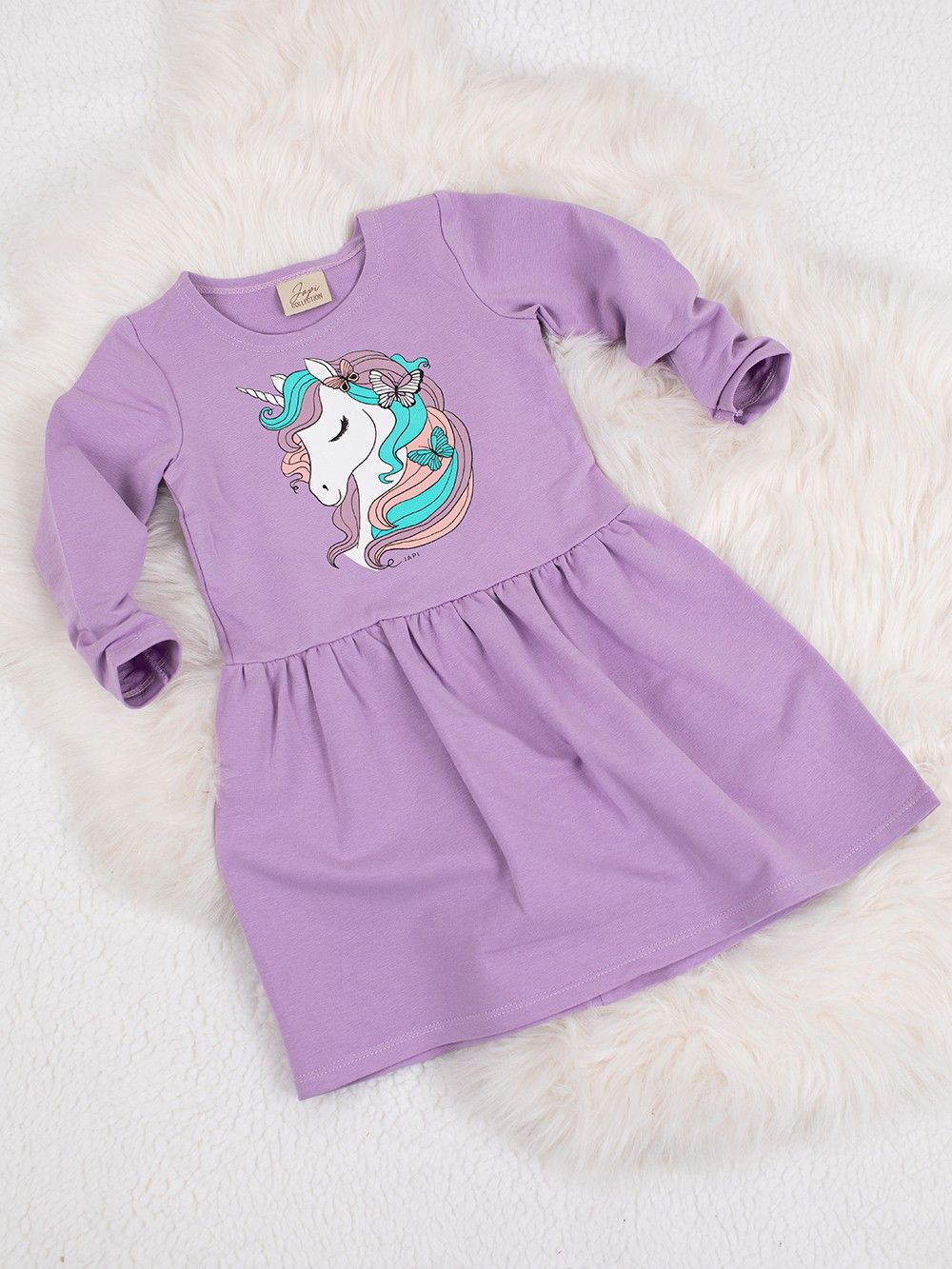 Short-sleeved dress UNICORN