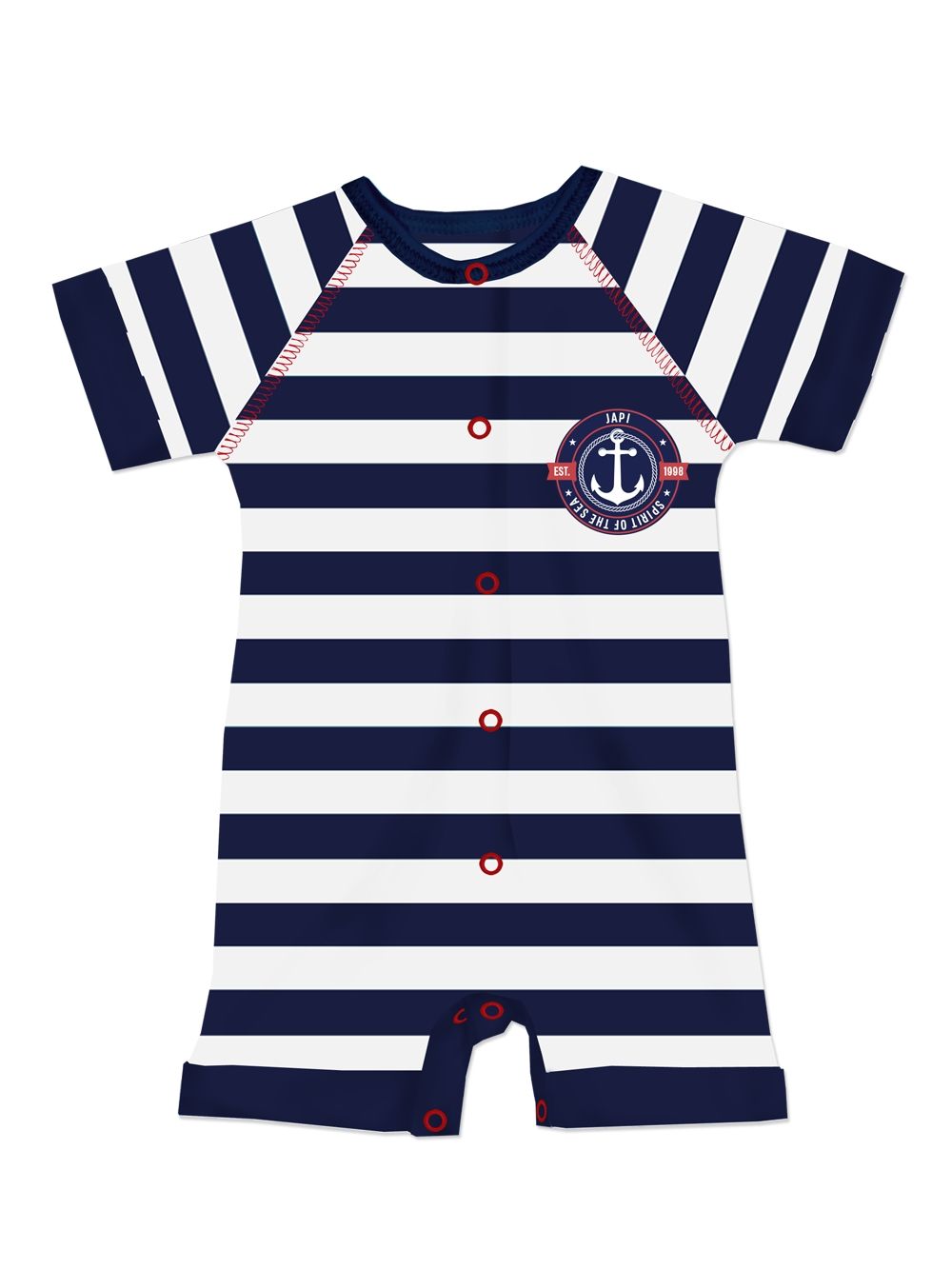 Short- sleeved jumpsuit OCEAN