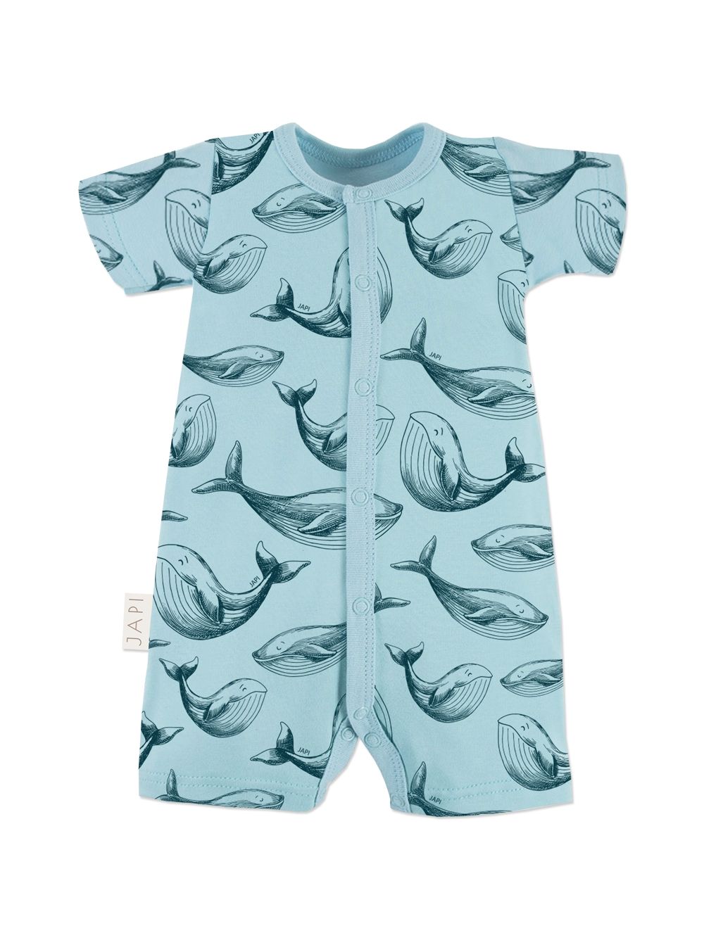 Letný overal s veľrybami WHALES