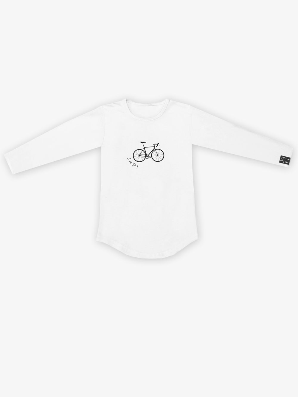 T-shirt one-color BIKE long-sleeved