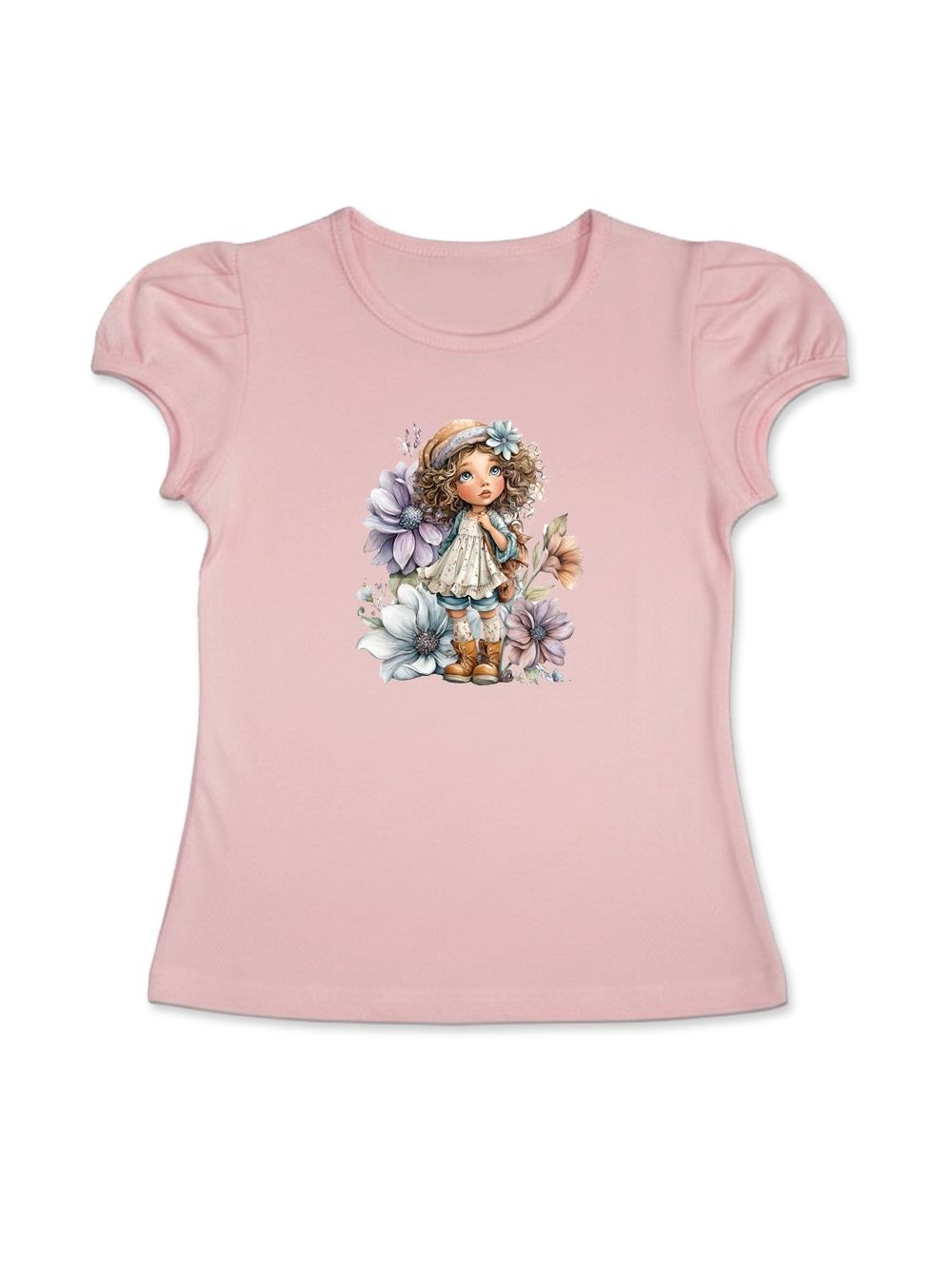 T-shirt with short sleeves FLOWER GIRL