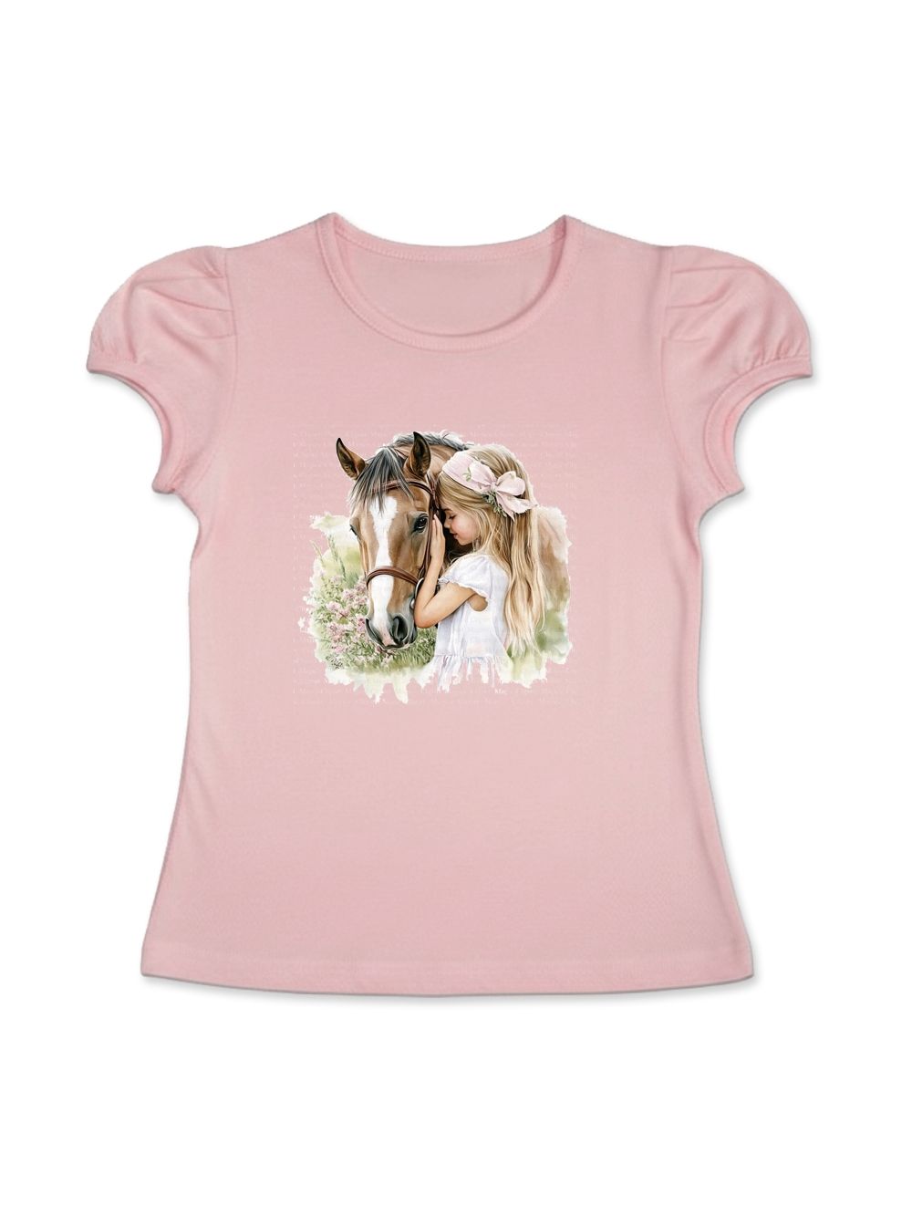 T-shirt with short sleeves HORSE and GIRL