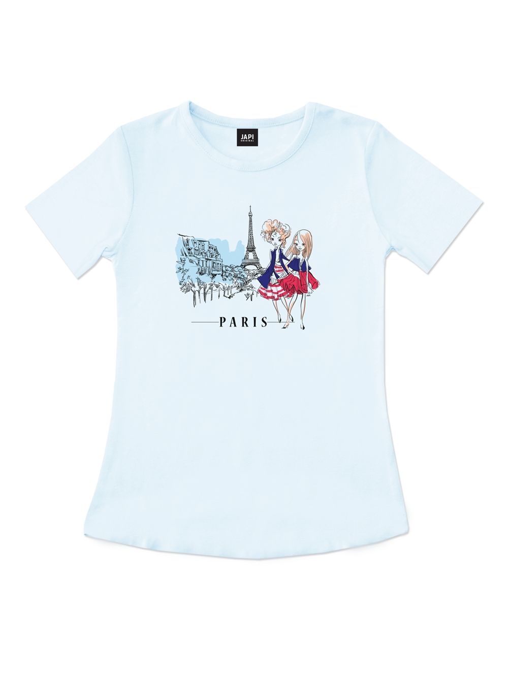 Dievčenské tričko s krátkym rukávom Paris